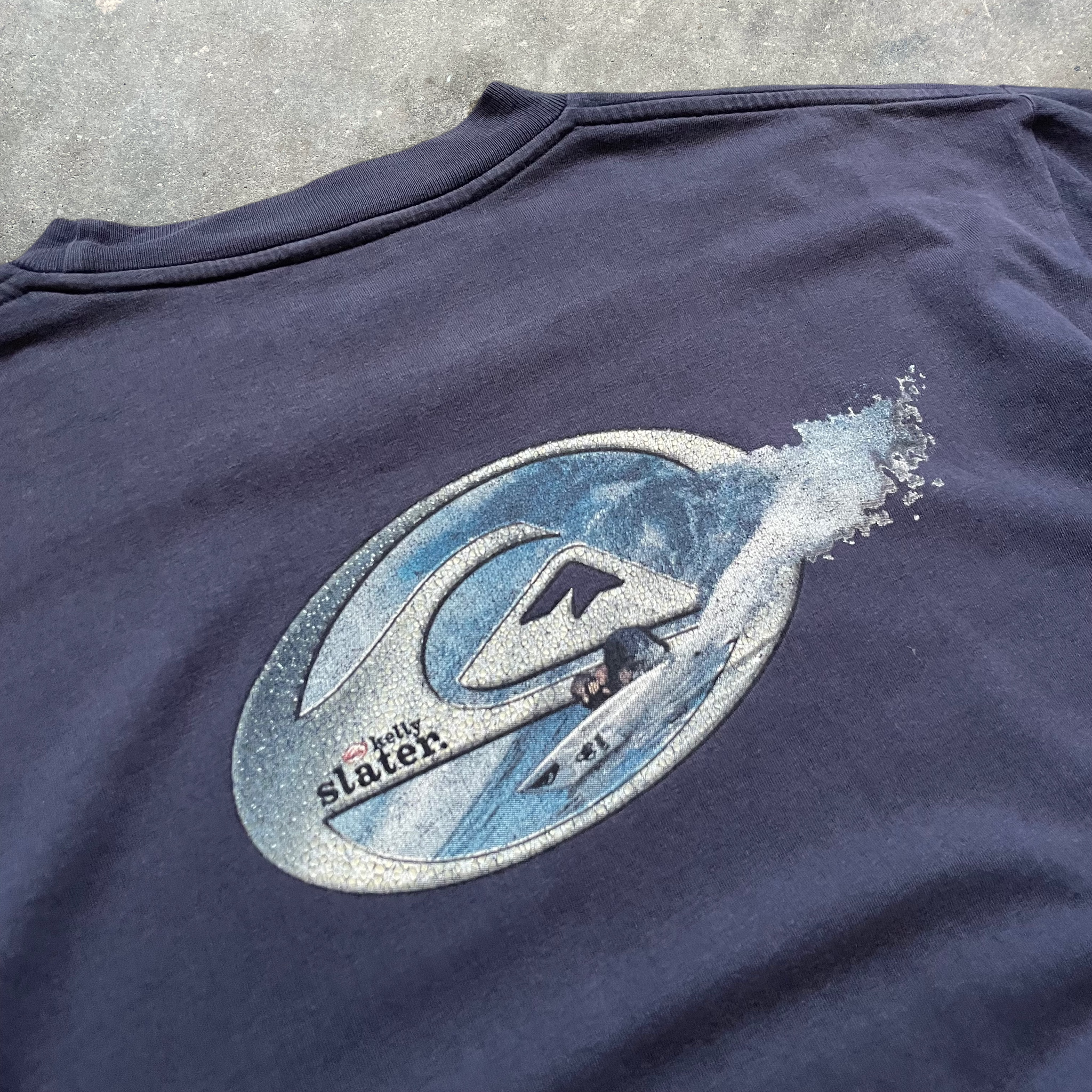 90's Quiksilver T-Shirt Navy (S)