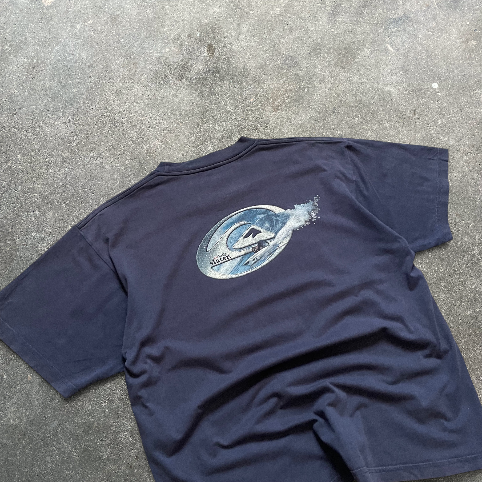 90's Quiksilver T-Shirt Navy (S)