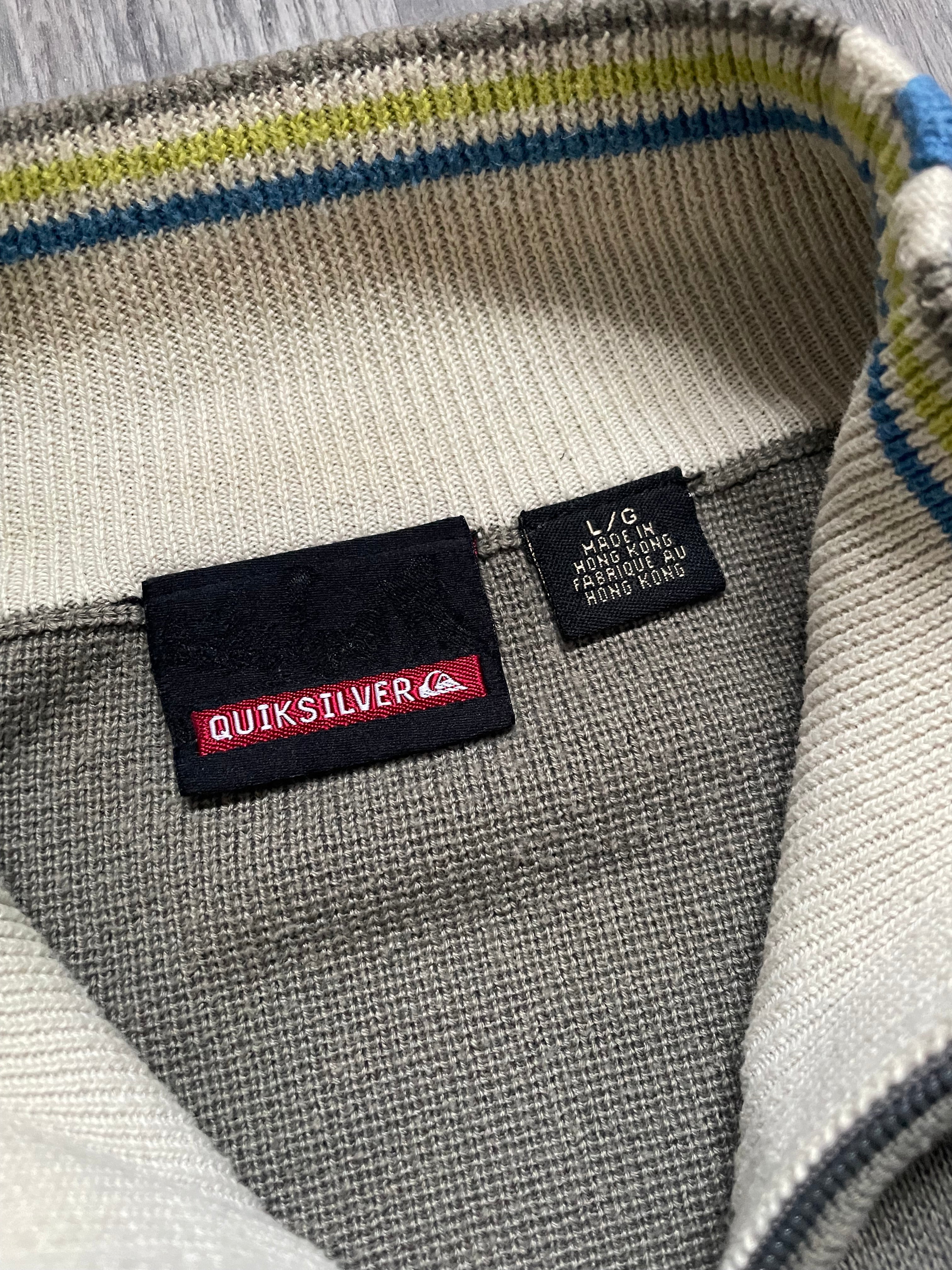 Quiksilver Full Zip Jumper Olive Green (L)