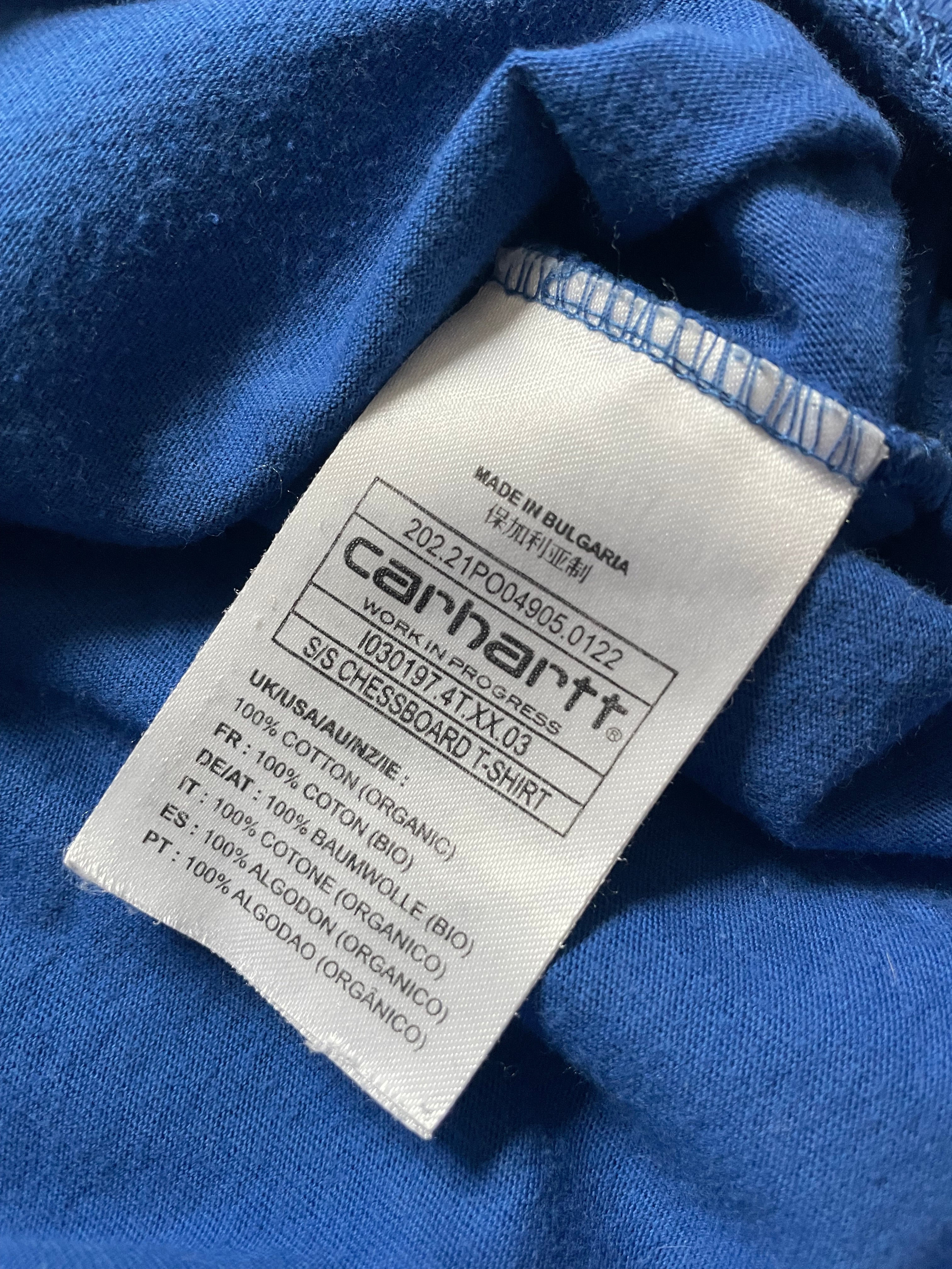 Carhartt Chess T-Shirt Blue (L)