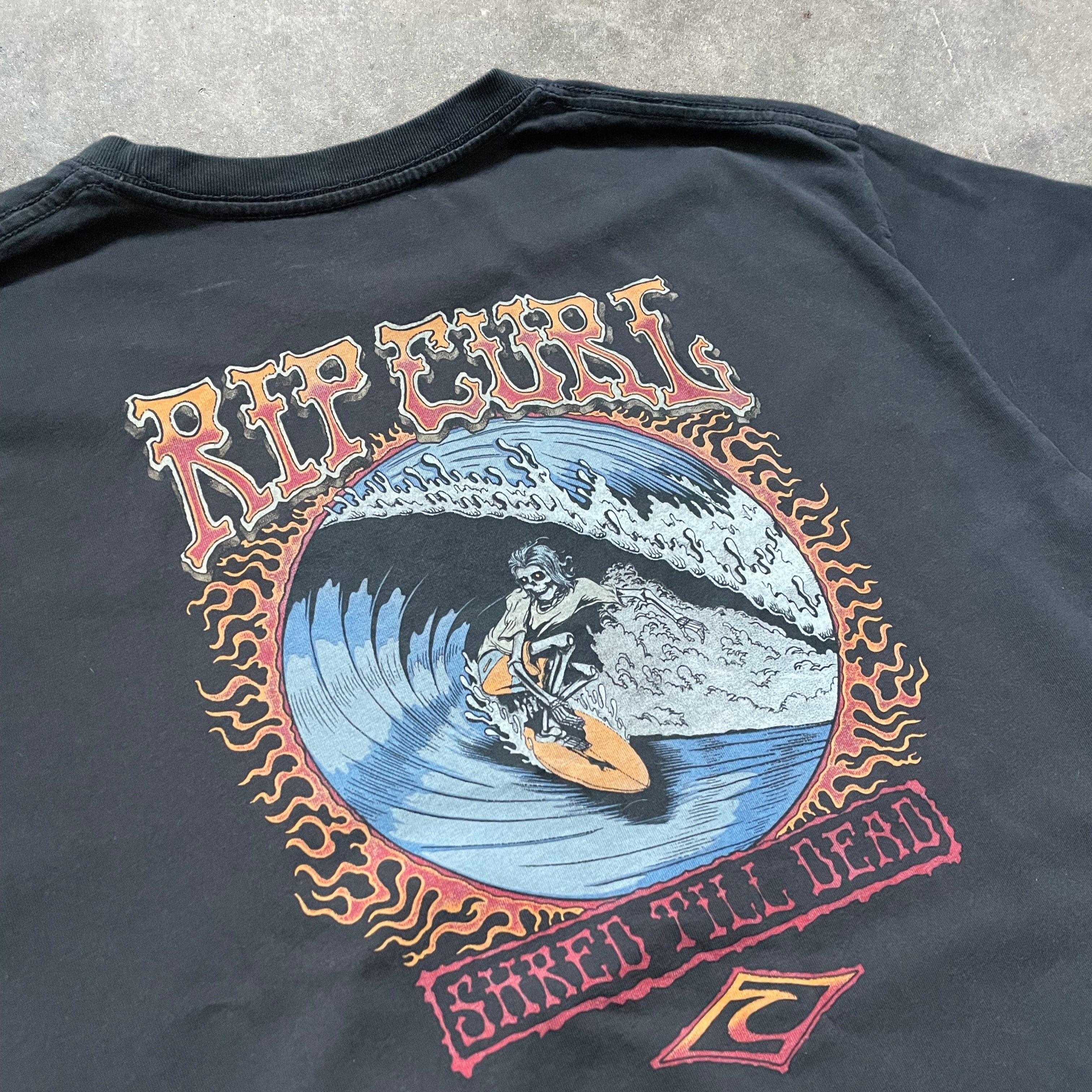 Rip Curl Graphic T-shirt Brown (XL)