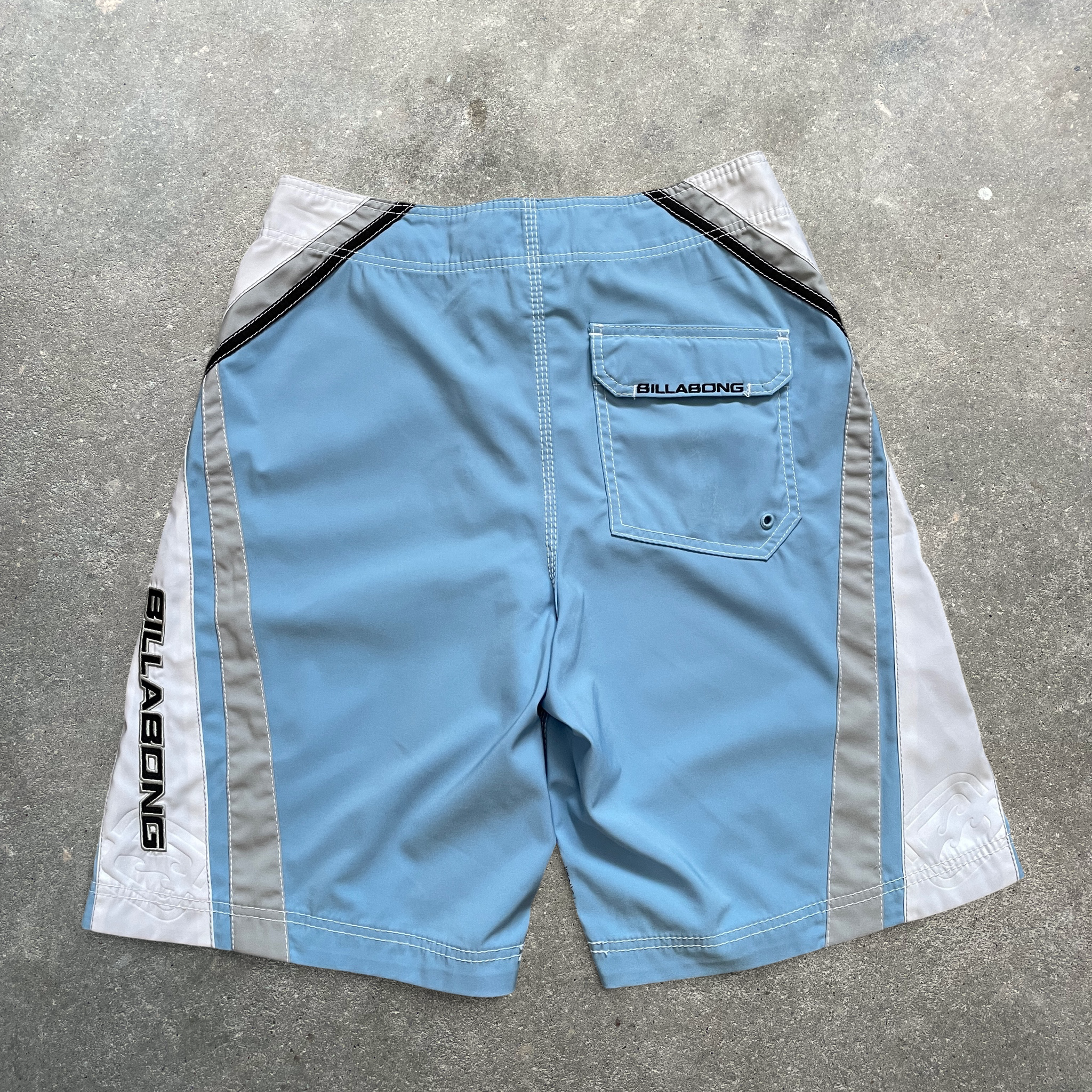 2000's Billabong Boardshorts Grey/Blue (30)