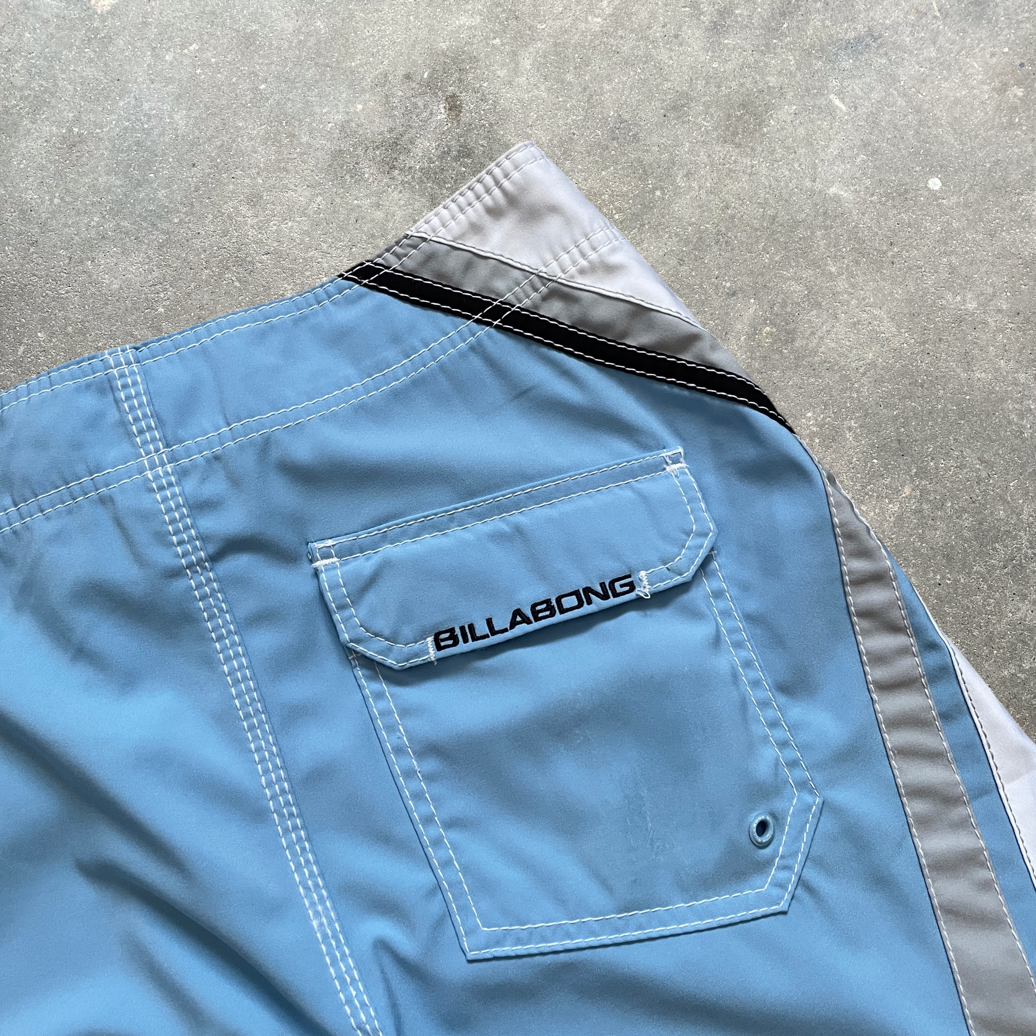2000's Billabong Boardshorts Grey/Blue (30)