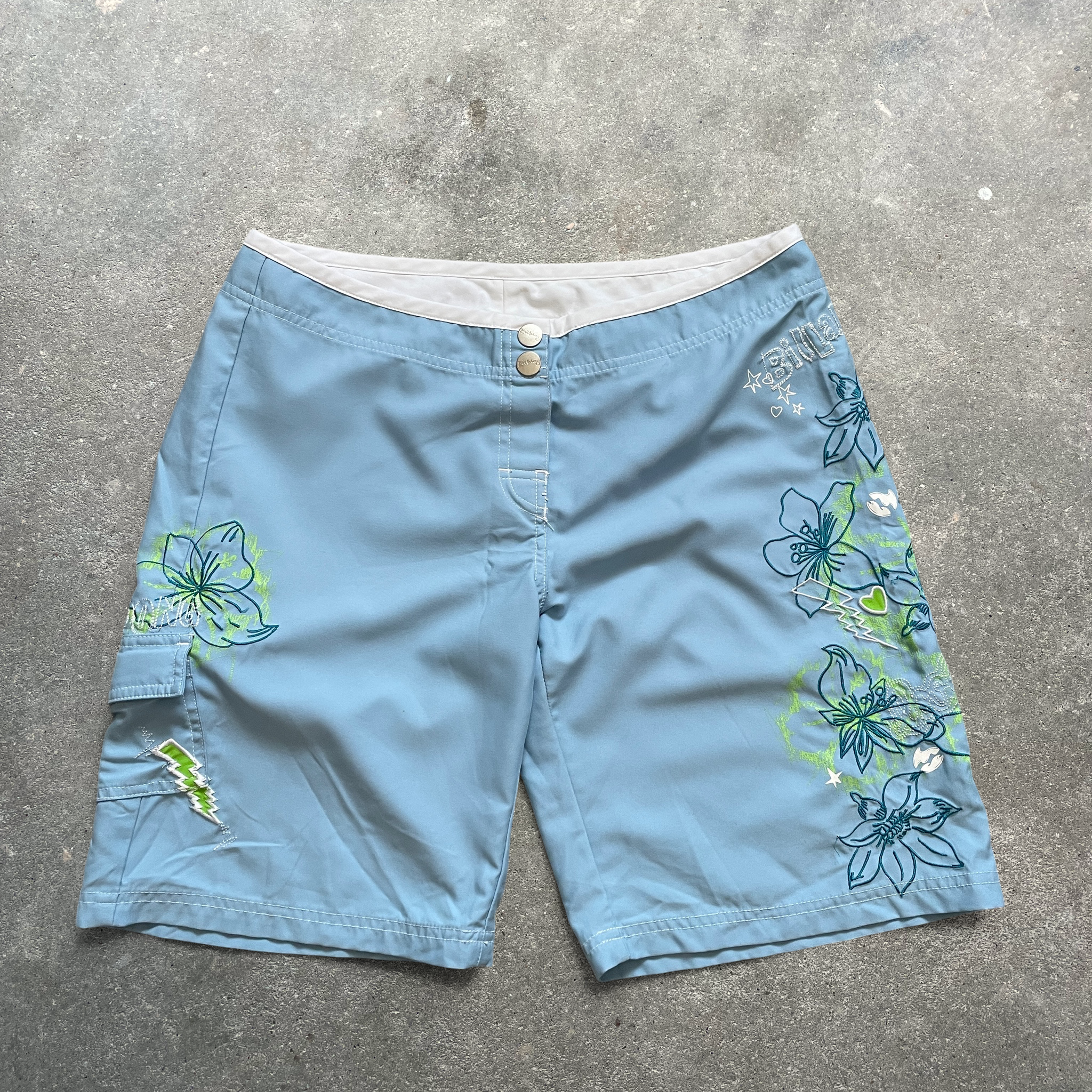 2000's Billabong Boardshorts Light Blue (30)