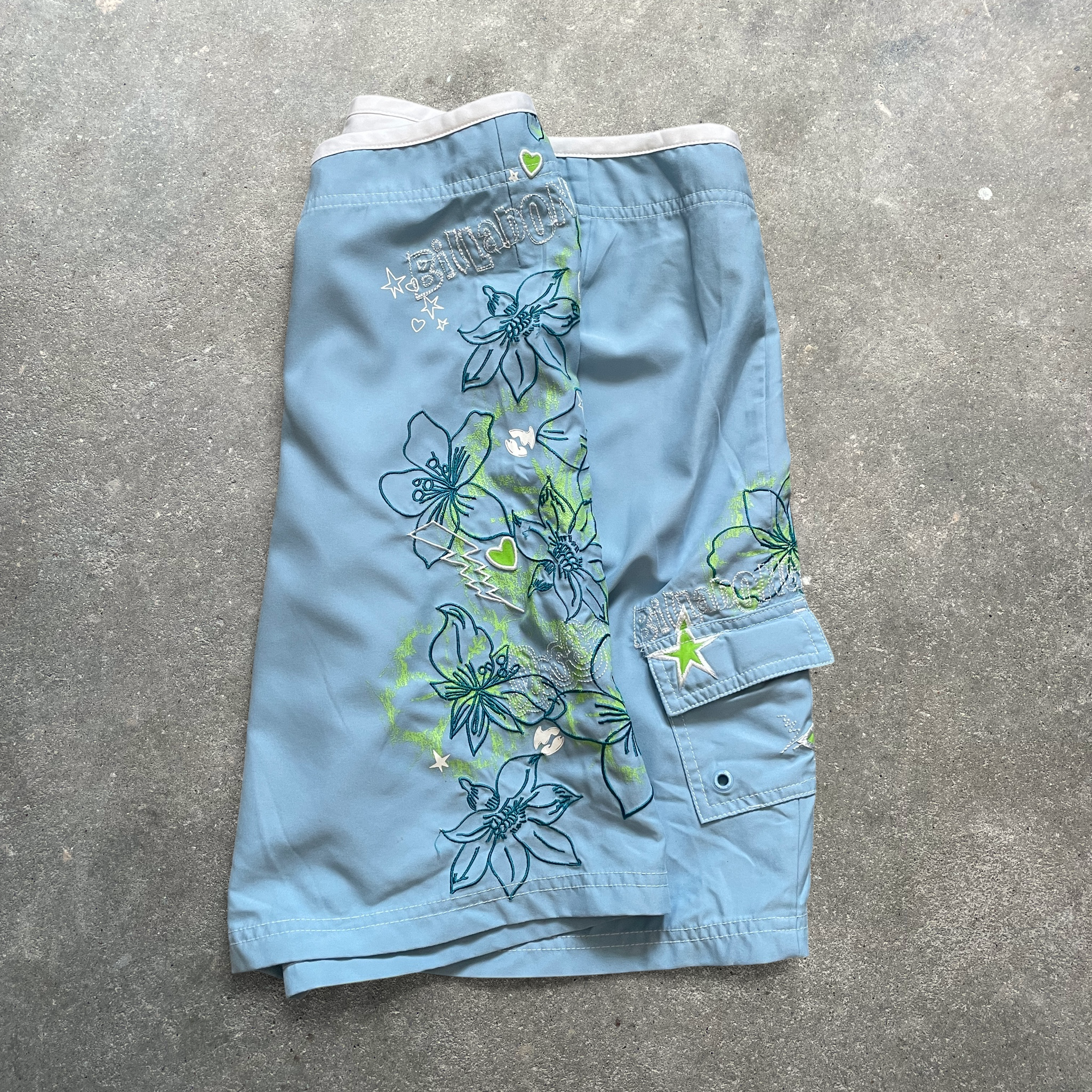 2000's Billabong Boardshorts Light Blue (30)