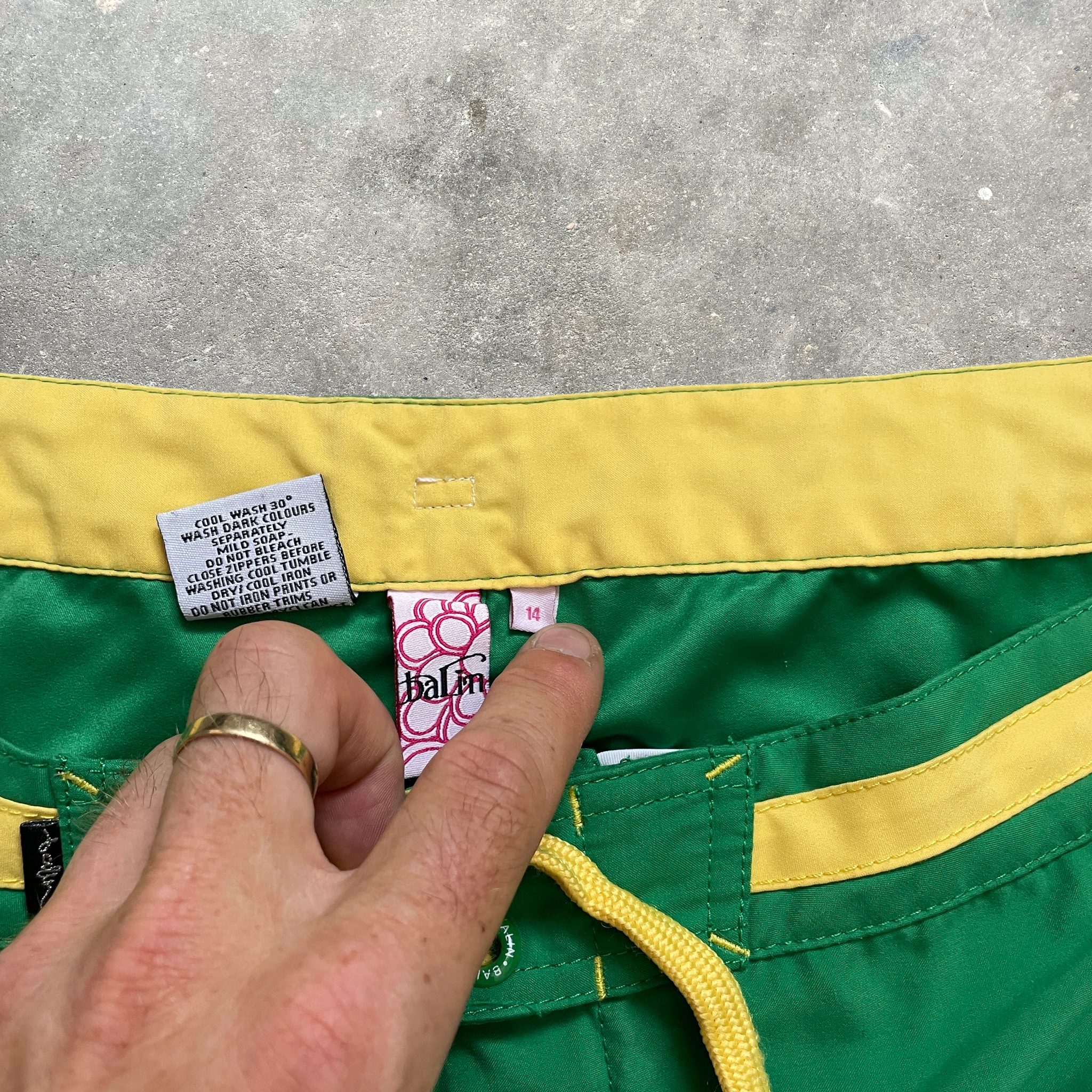 2000's Balin Boardshorts Green (34)