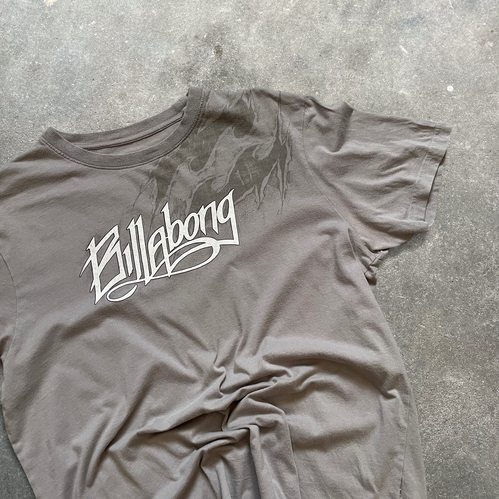 2000's Billabong T-Shirt Grey (M)