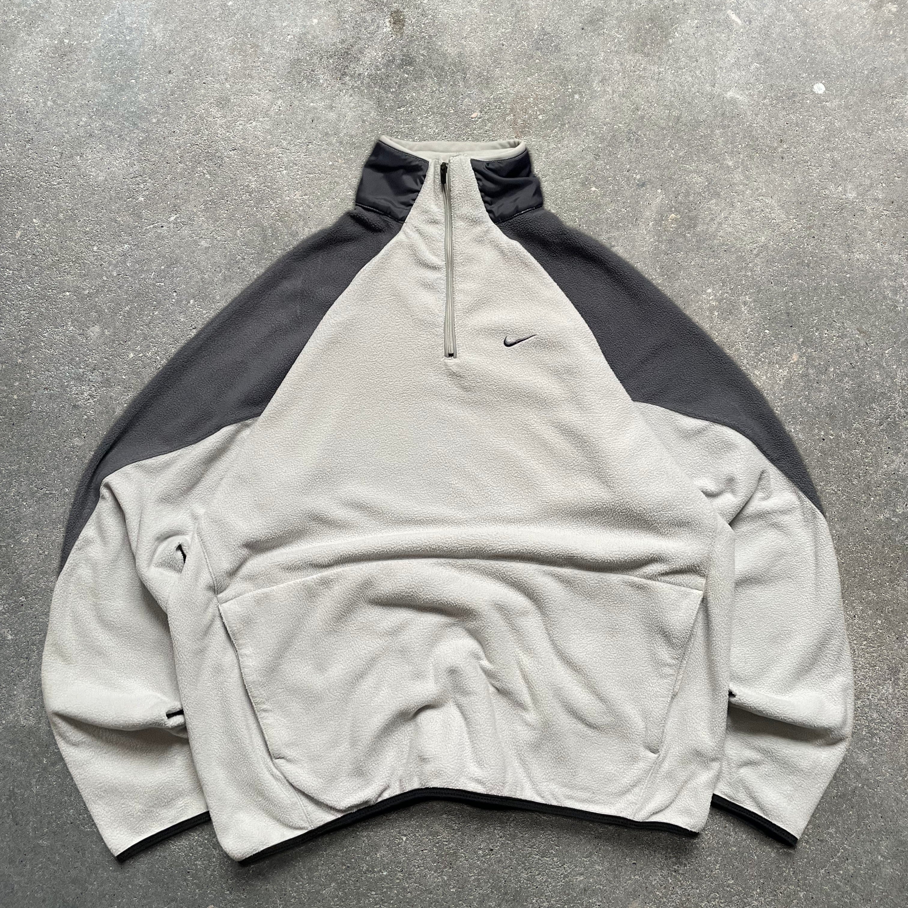 Vintage Nike fleece, quarter zip fleece nike, vintage sports wear
