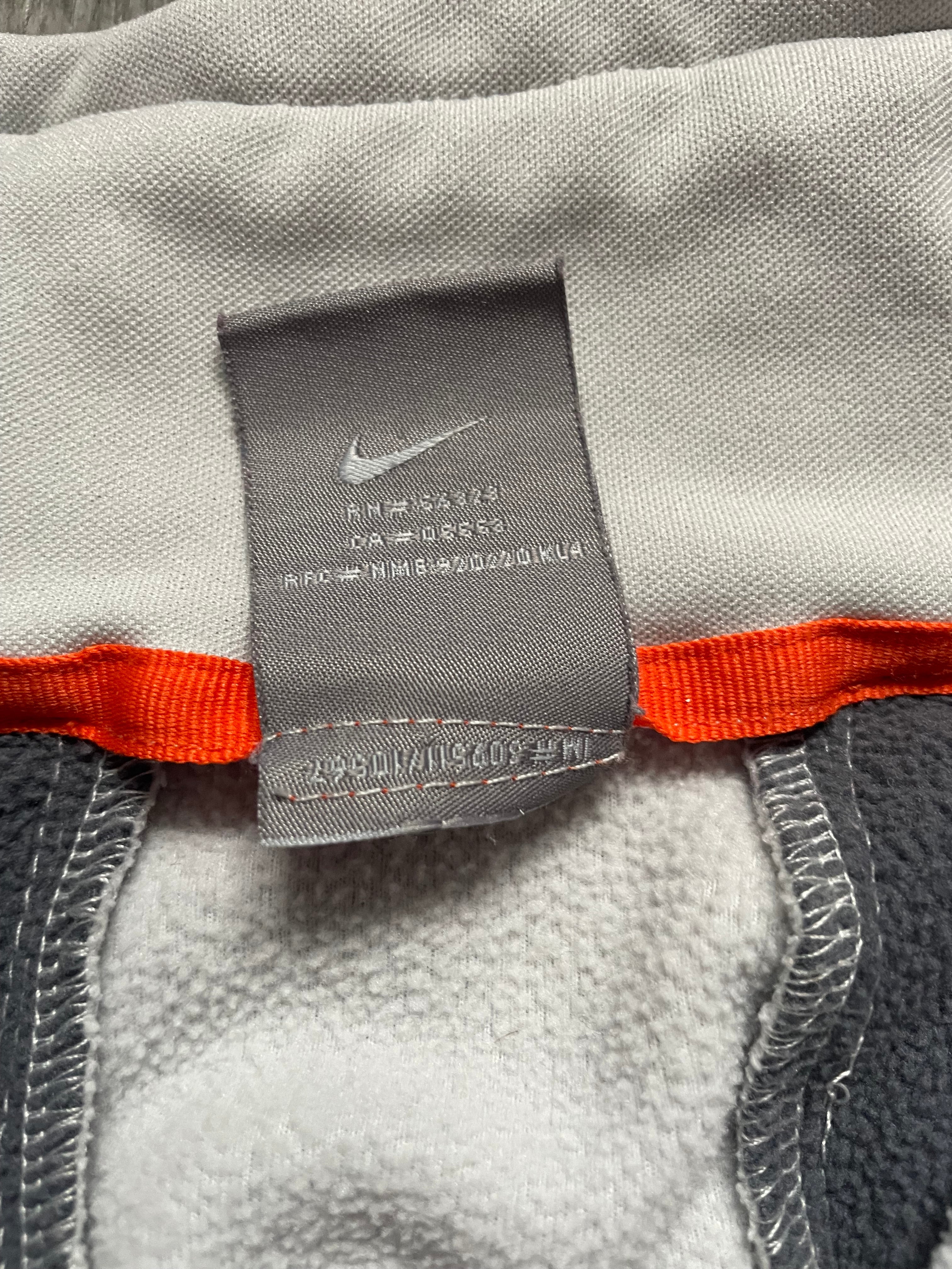 2000's Nike 1/4 Zip Fleece White/Grey (L)