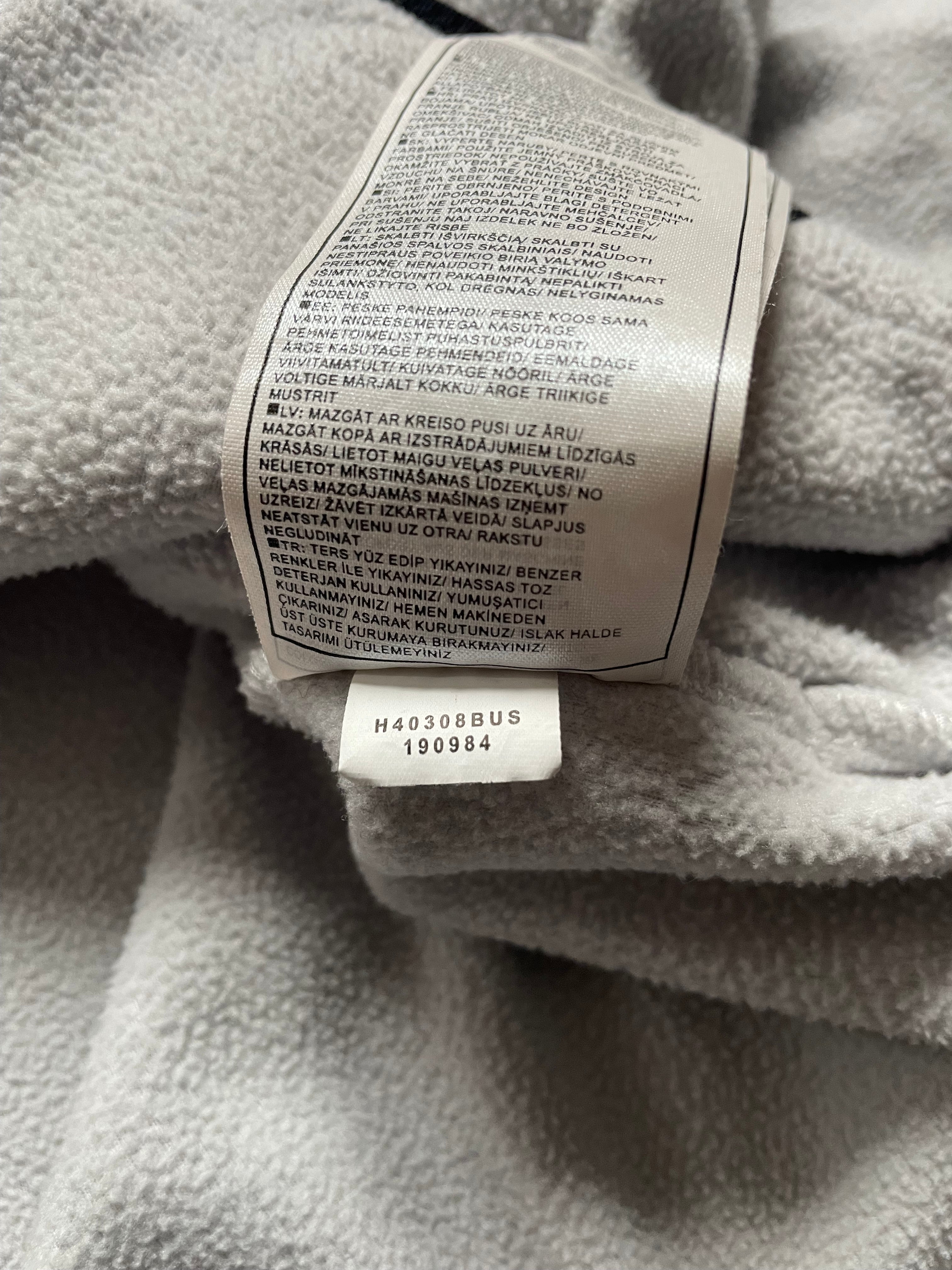 2000's Nike 1/4 Zip Fleece White/Grey (L)