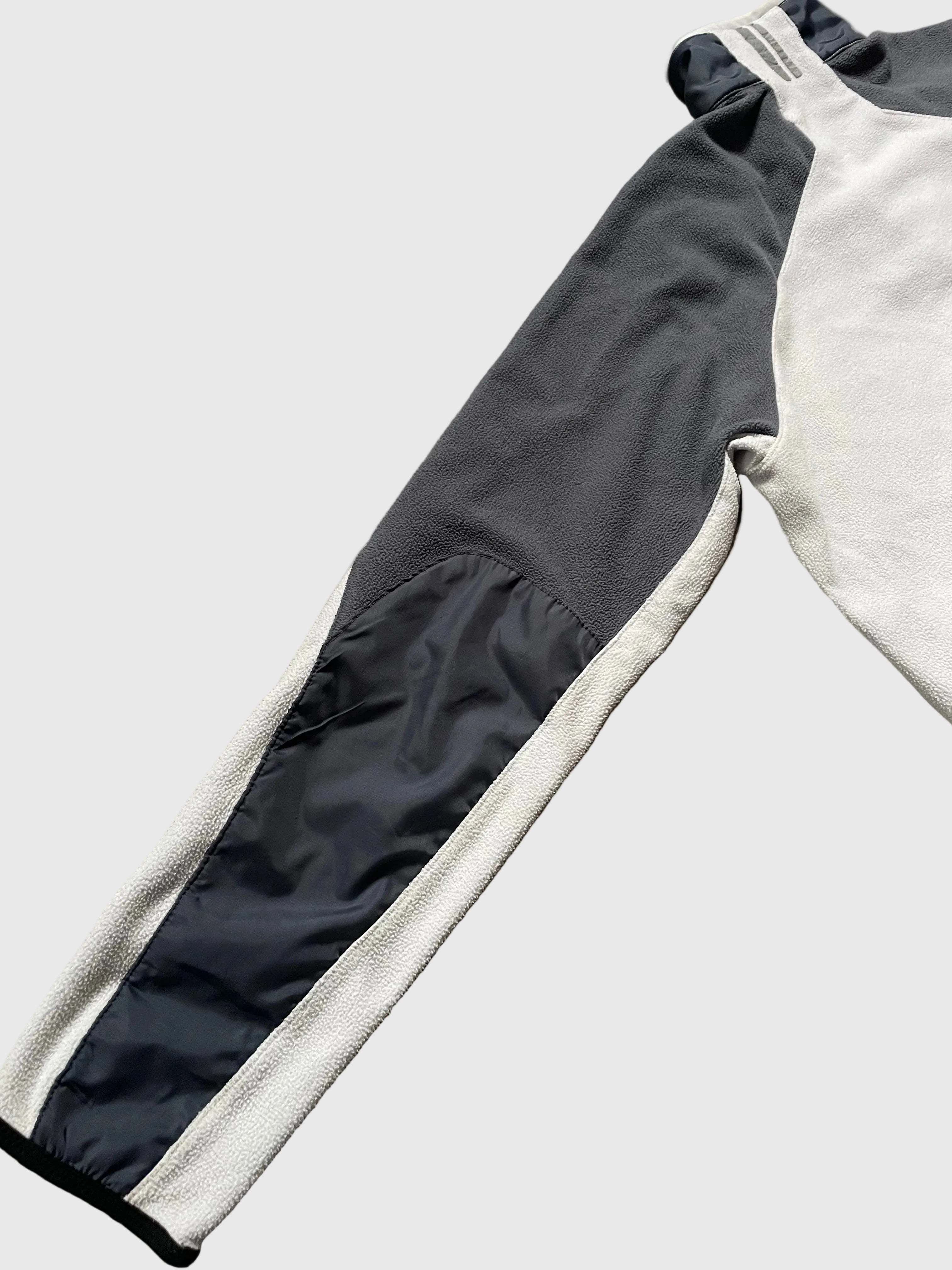 2000's Nike 1/4 Zip Fleece White/Grey (L)