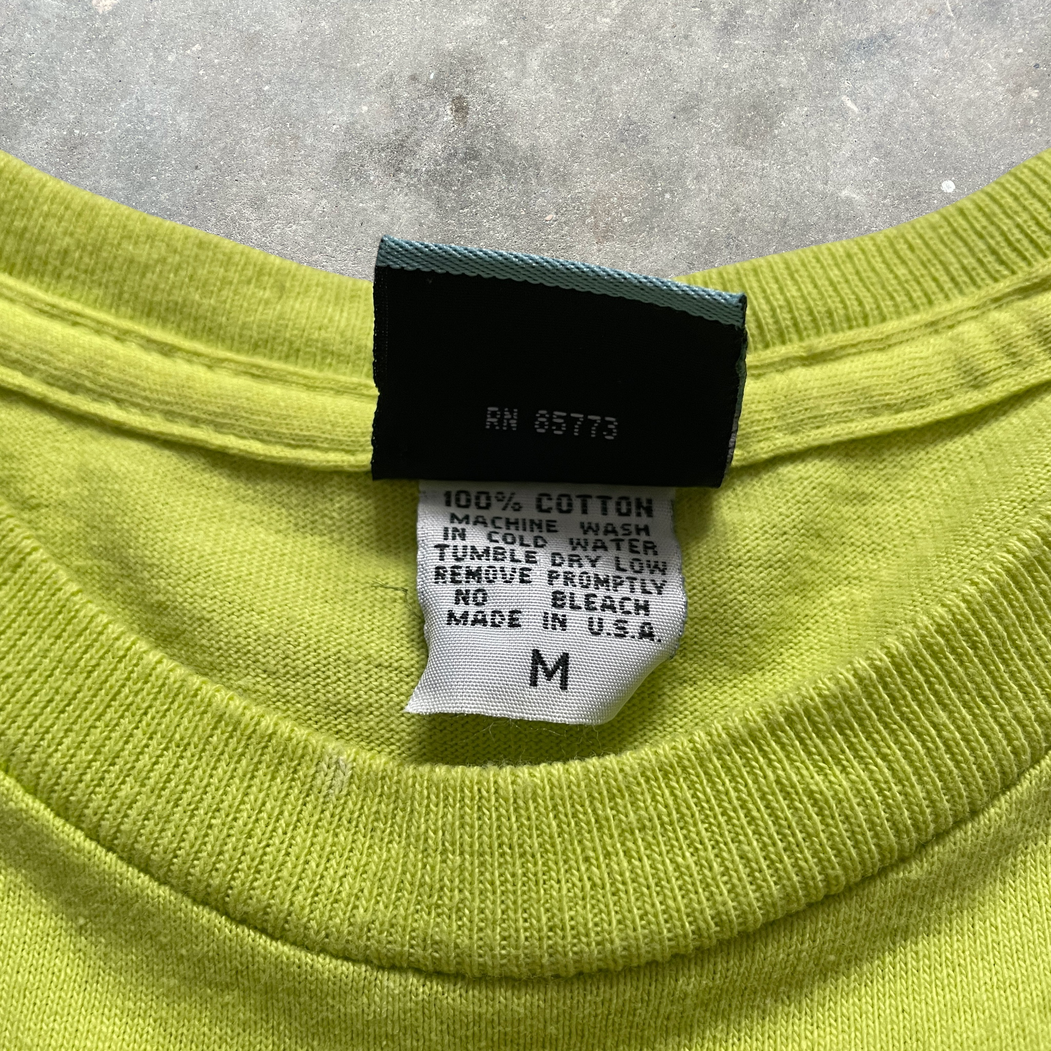 2000's O'Neill Surf Tee Lime Green (M)