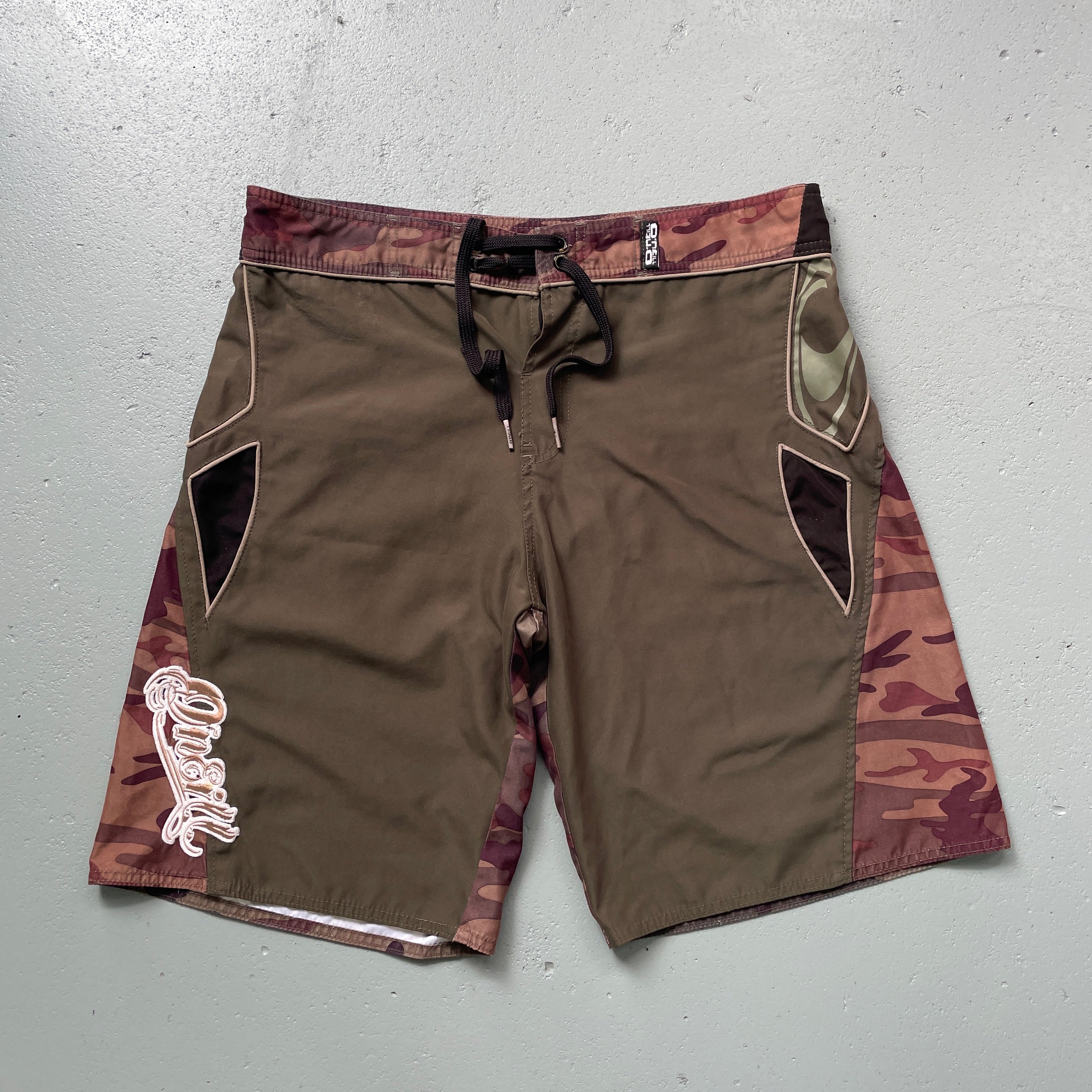 2000's O'Neill Boardshorts Khaki Camo (L)