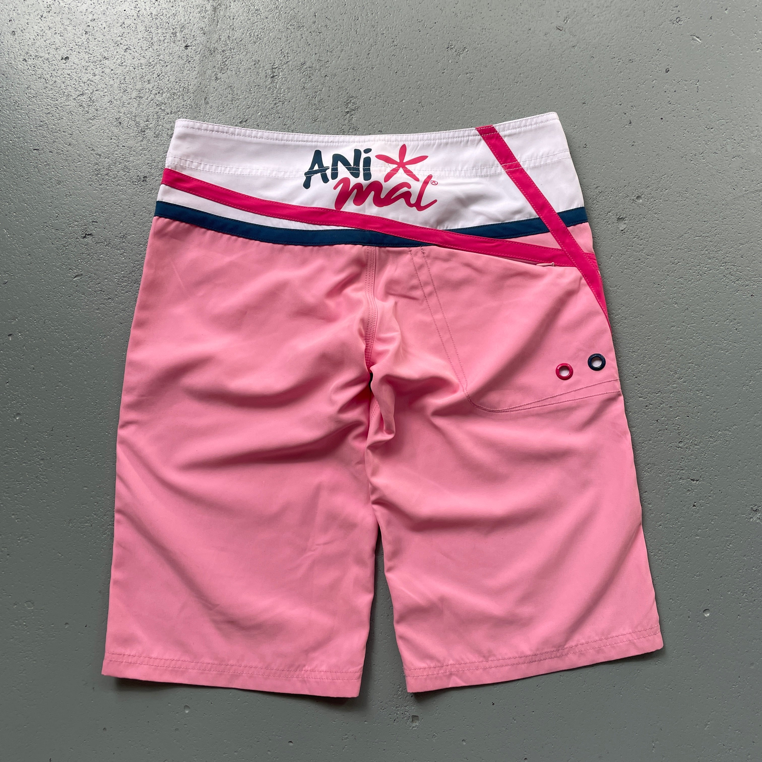 2000's Animal Boardshorts Pink (31)