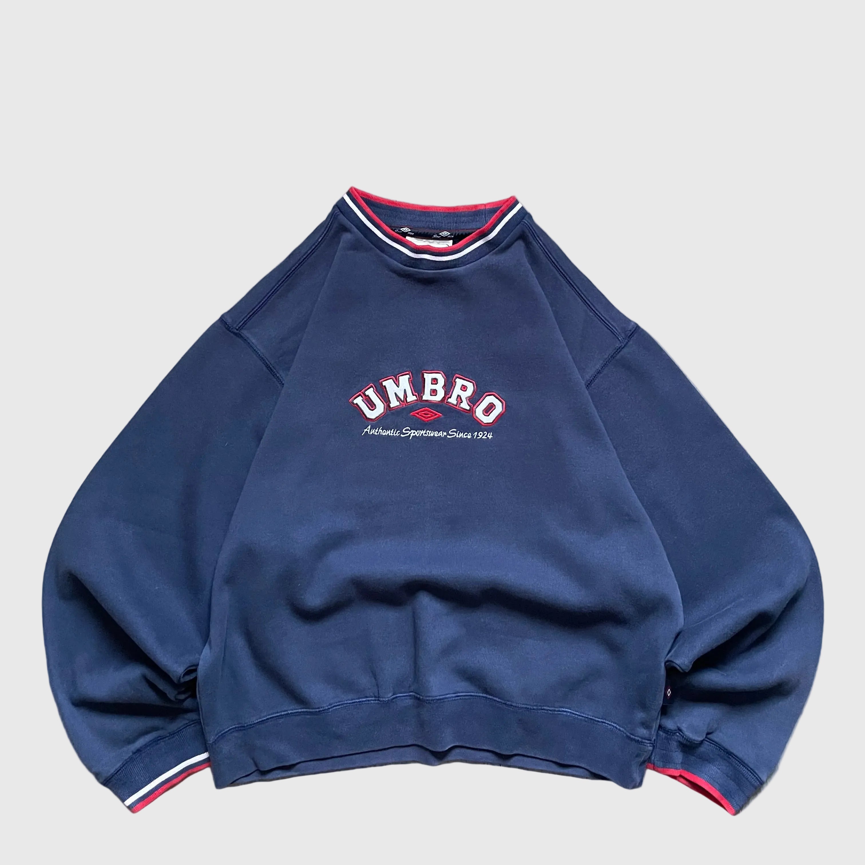 90's Umbro Sweatshirt Navy (XS)