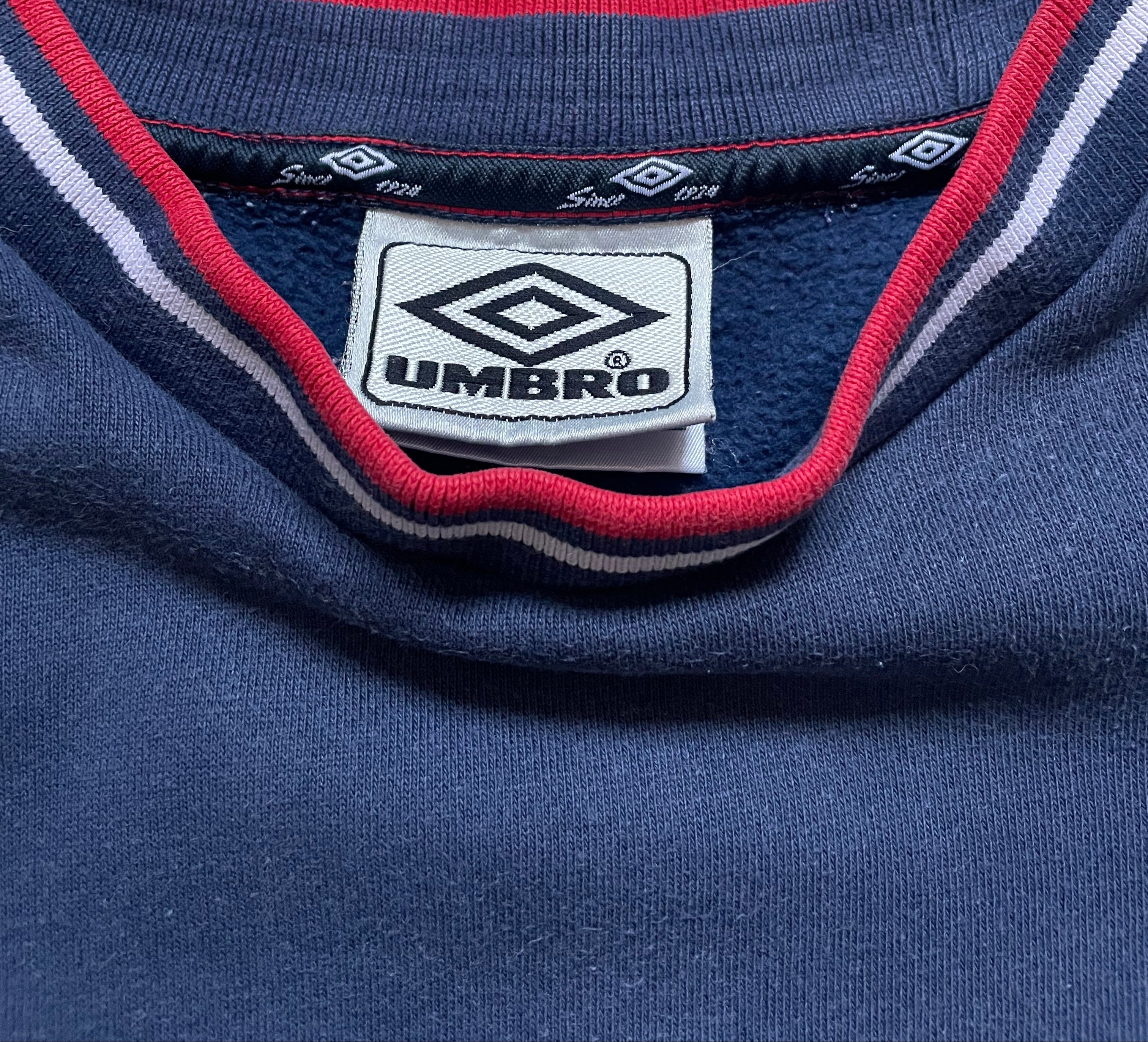 90's Umbro Sweatshirt Navy (XS)