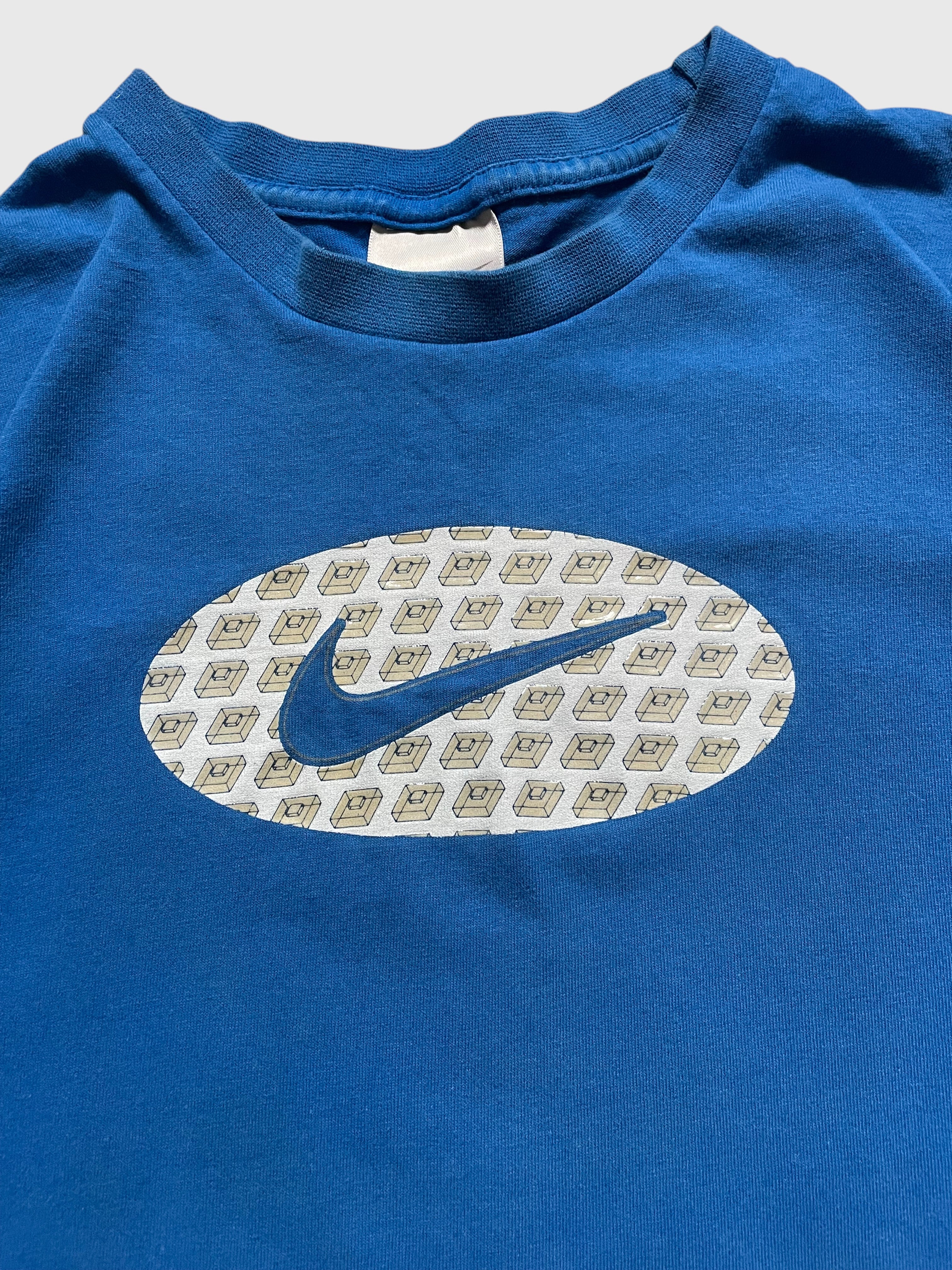 2000's Nike Graphic T-shirt Blue (XL)