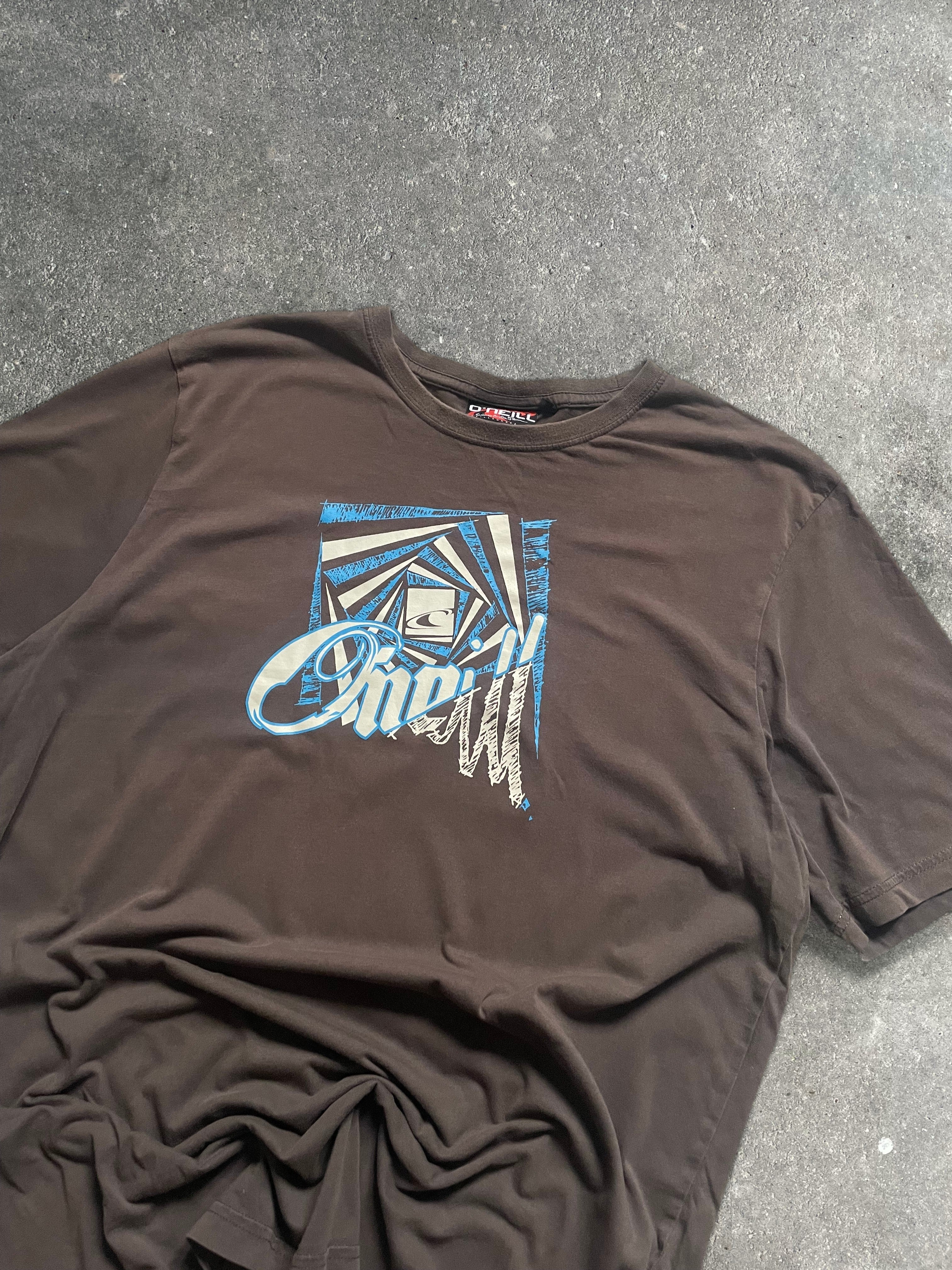 2000's O'Neill T-shirt Brown (XL)
