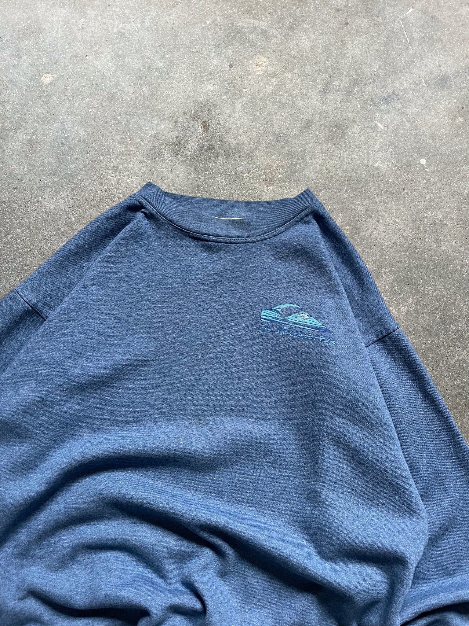 90's Quiksilver Sweatshirt Blue (S)