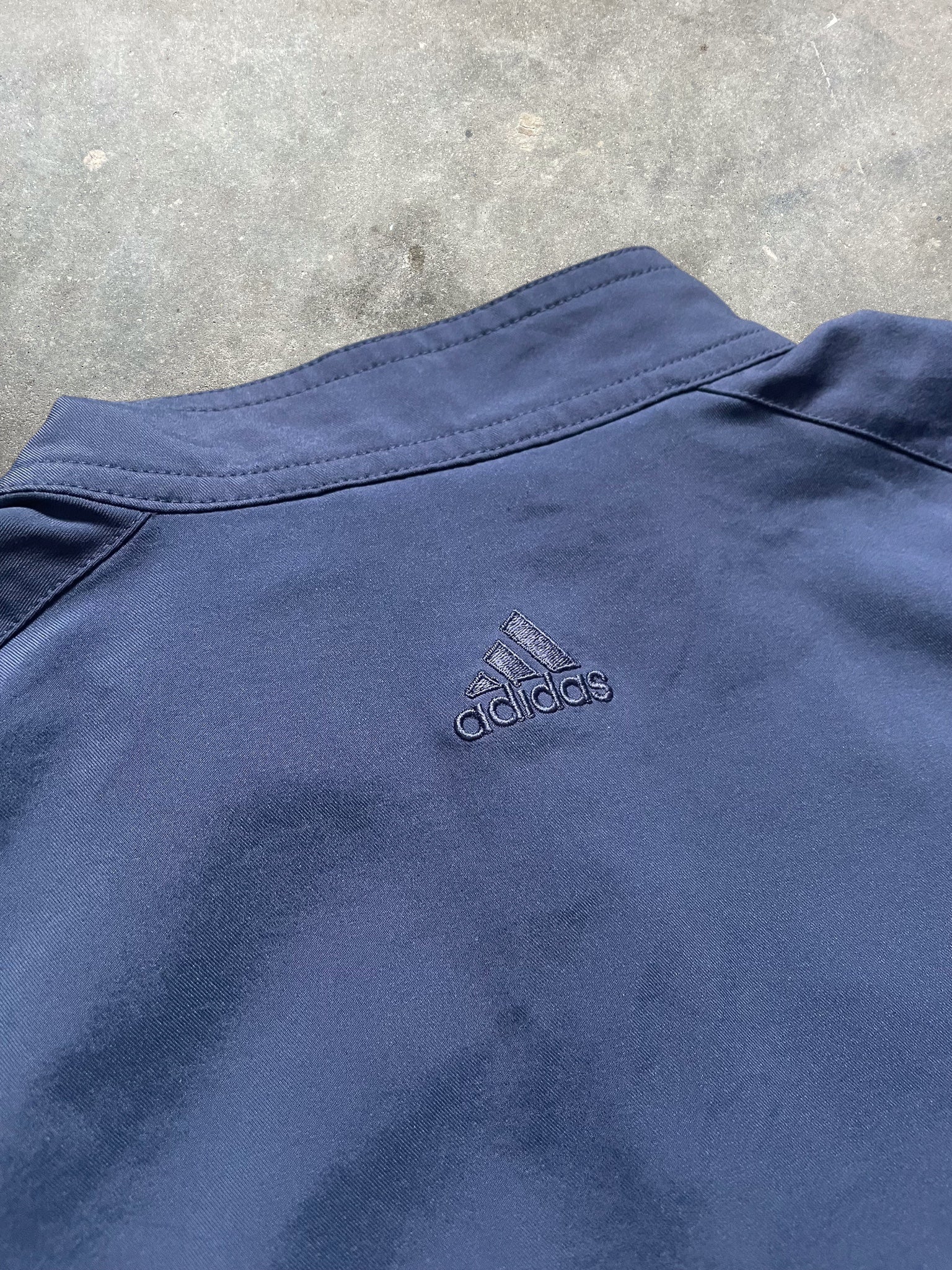 2000's Adidas Bomber Jacket Navy (S)