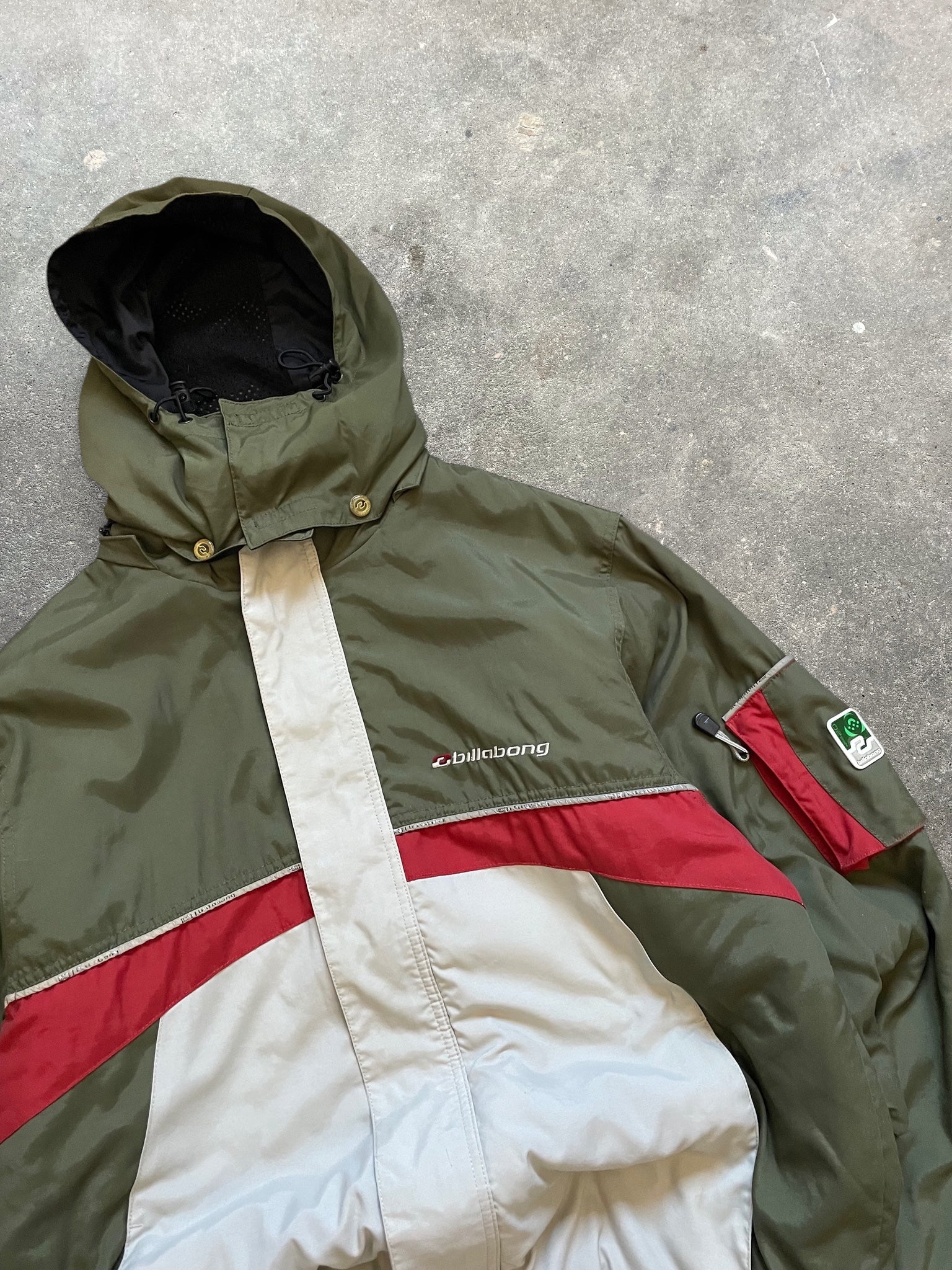 2000's Billabong Ski Jacket Khaki (L)