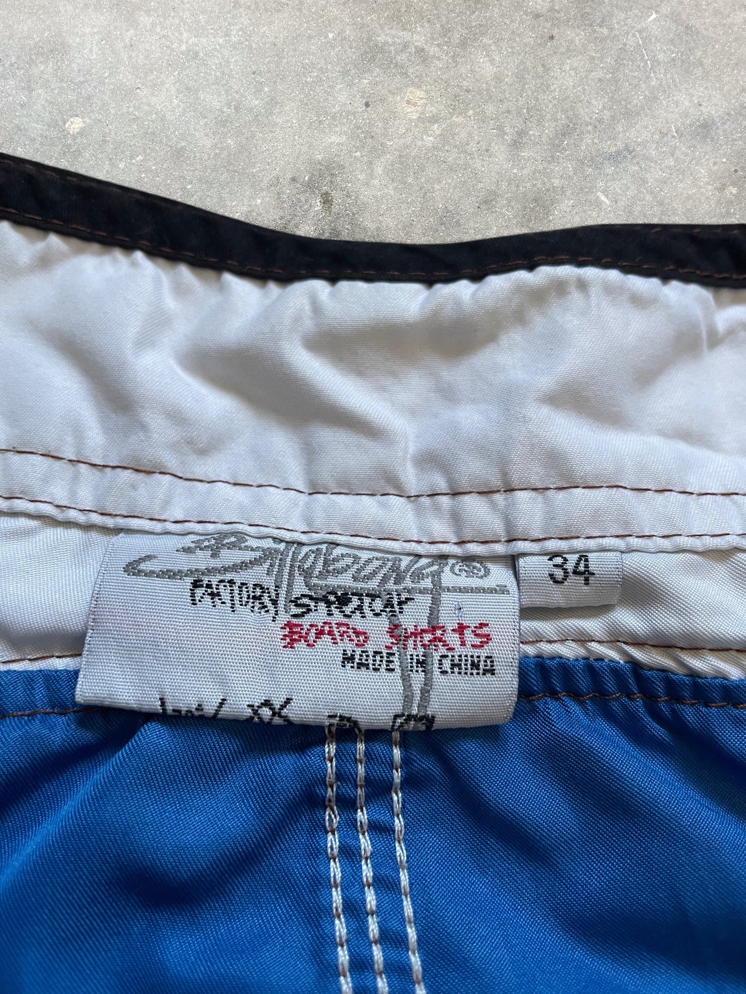 2000's Billabong Boardshorts Blue/White (32)