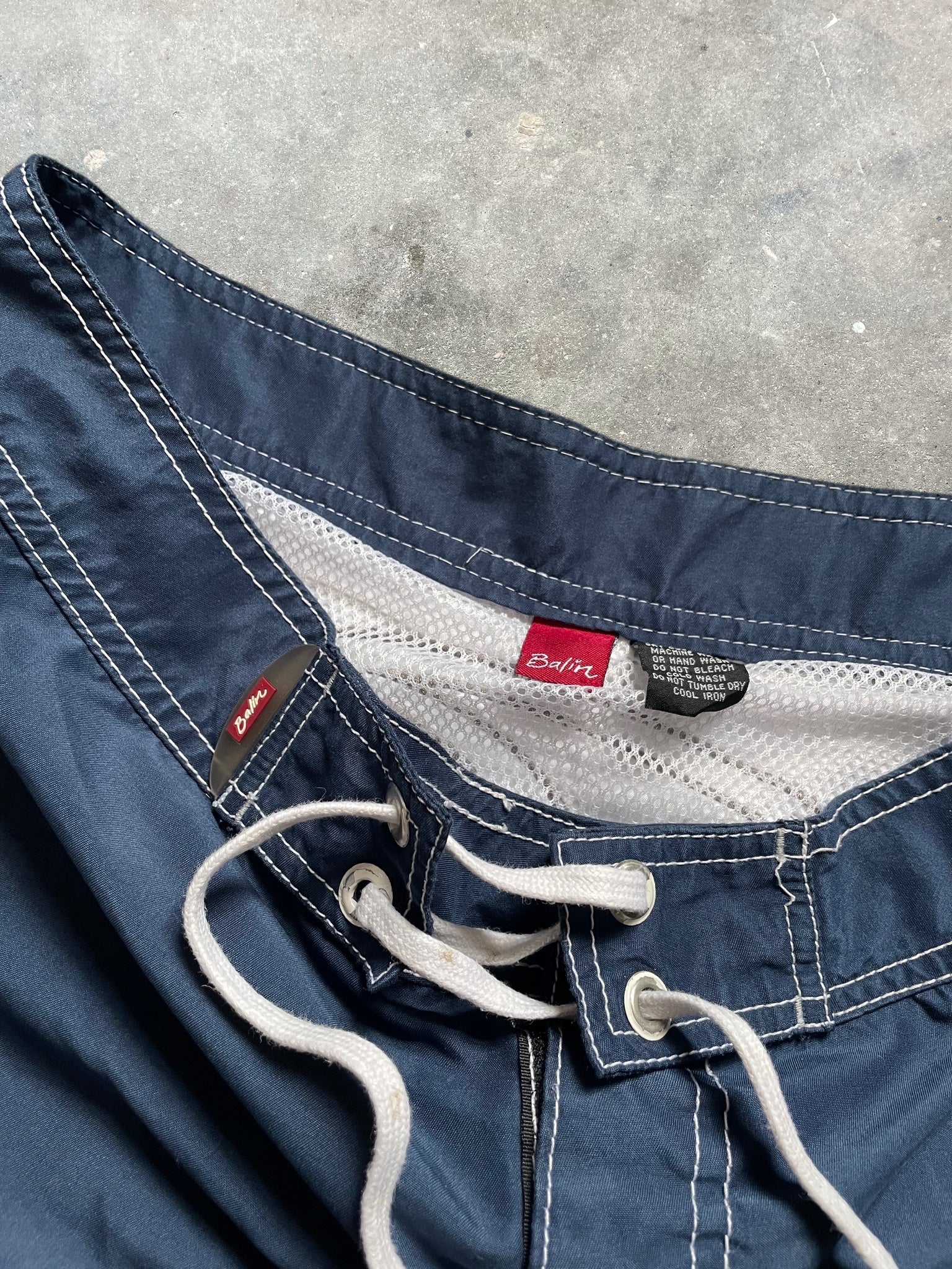 2000's Ballin Boardshorts Navy/White (34)
