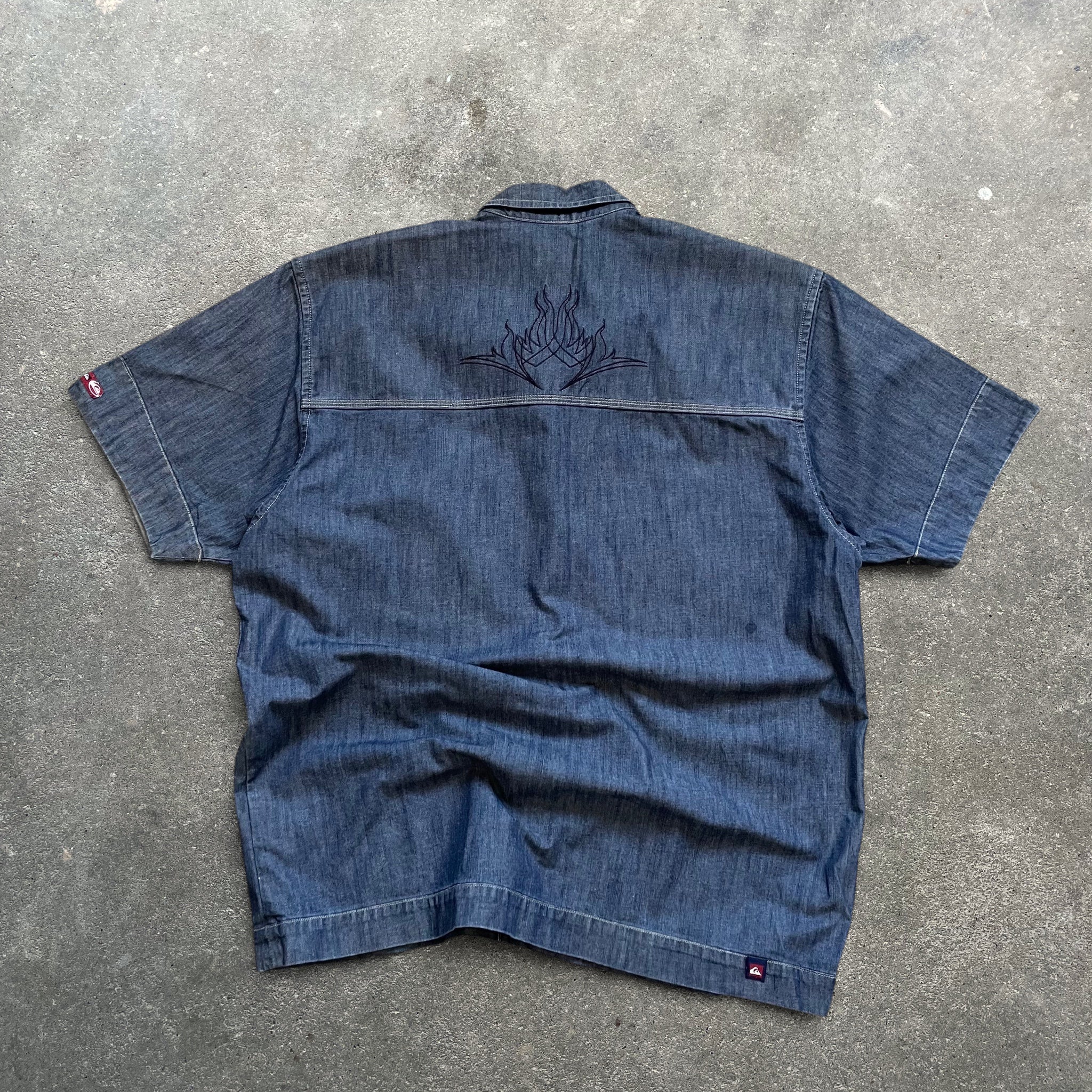 90's Quiksilver Denim Surf Shirt (XL)