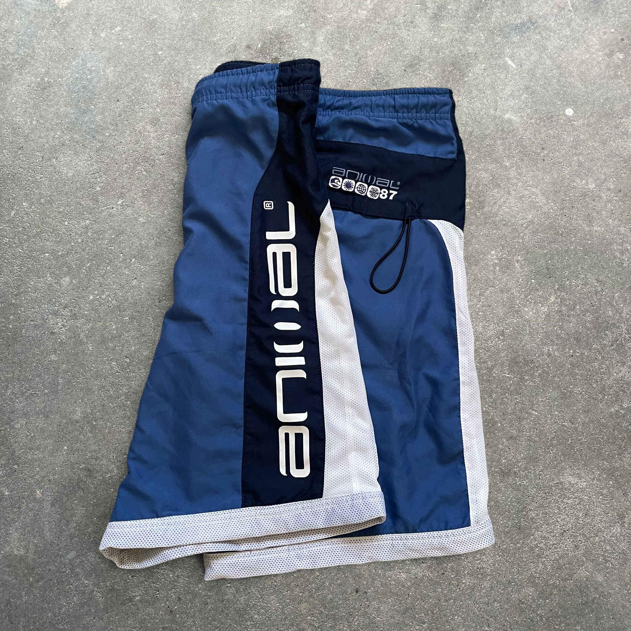 2000's Animal Boardshorts Blue (32)