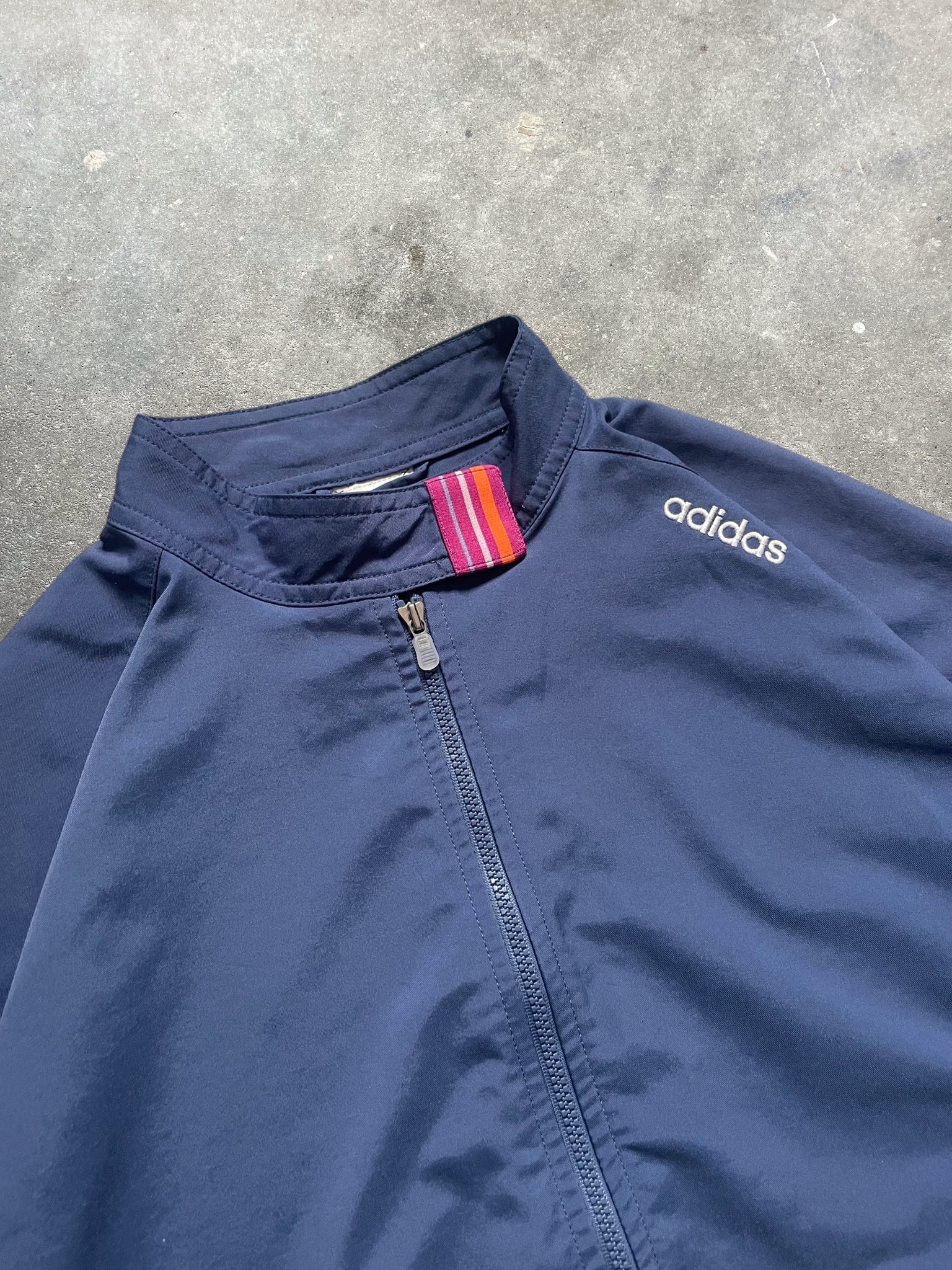 2000's Adidas Bomber Jacket Navy (S)