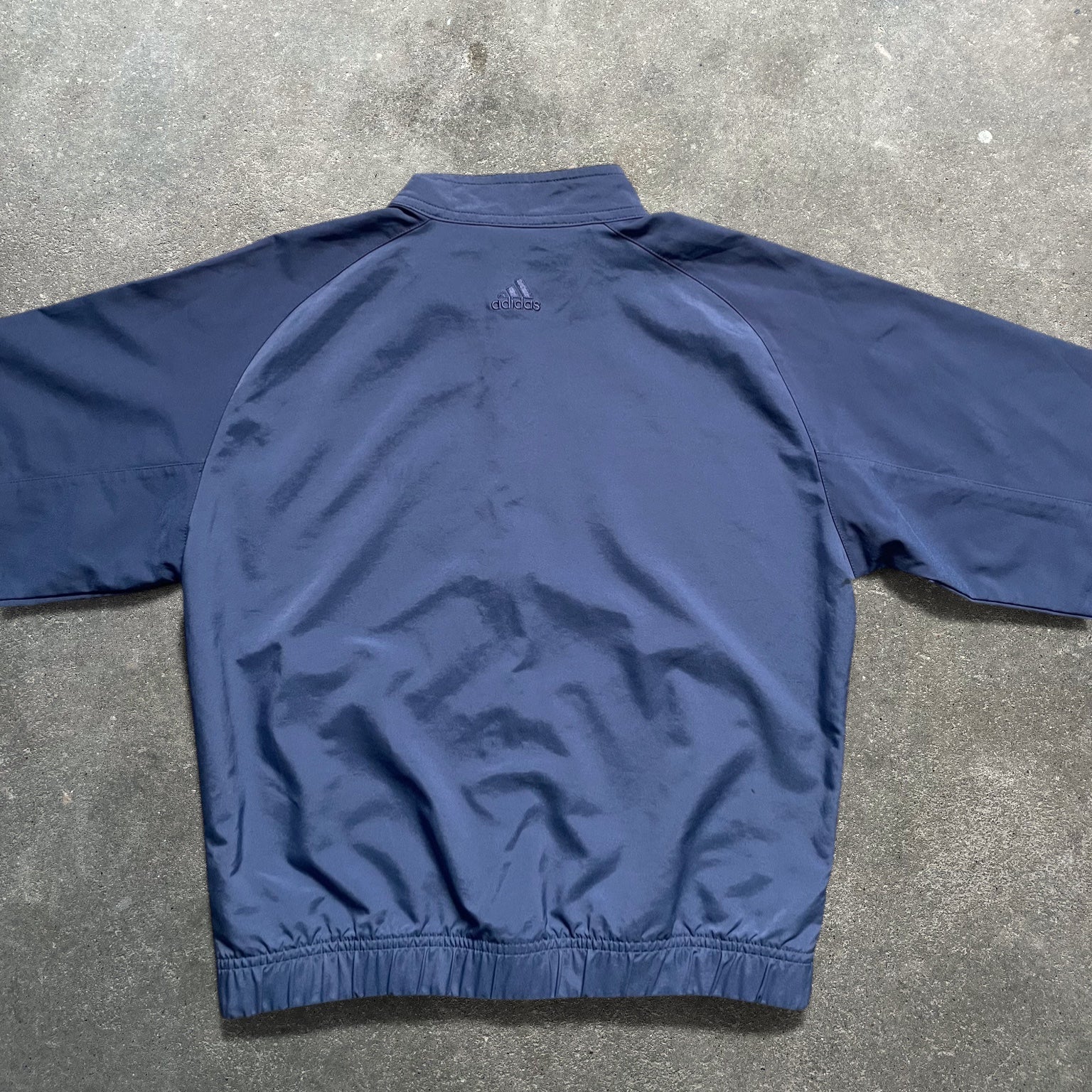 2000's Adidas Bomber Jacket Navy (S)