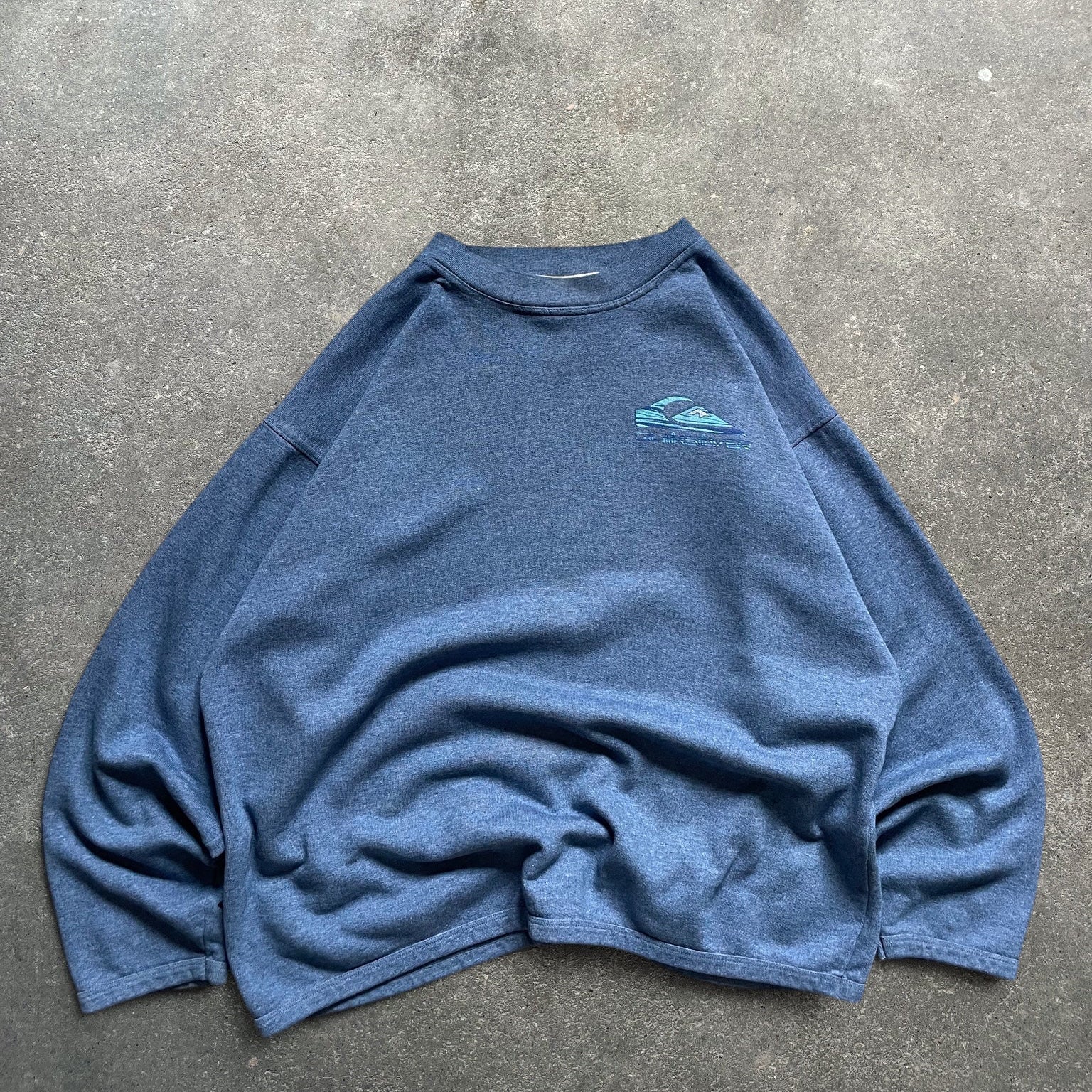 90's Quiksilver Sweatshirt Blue (S)