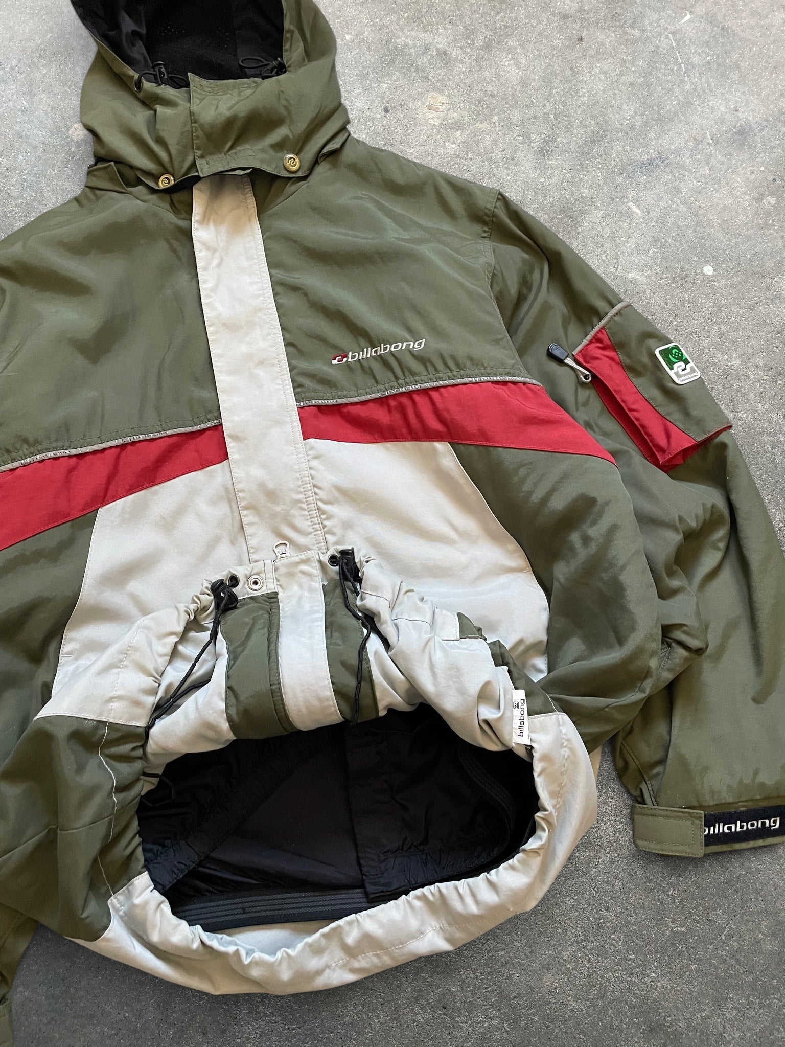 2000's Billabong Ski Jacket Khaki (L)