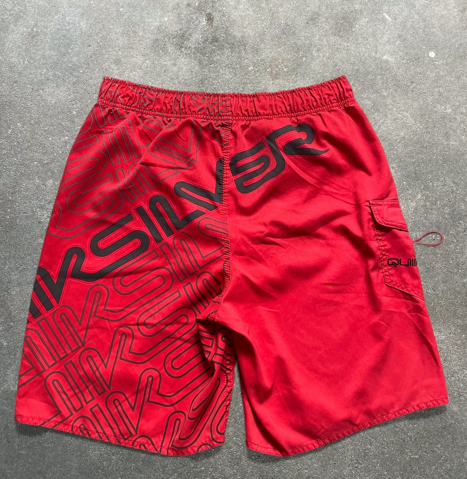 2000's Quiksilver Boardshorts Red (32/34)