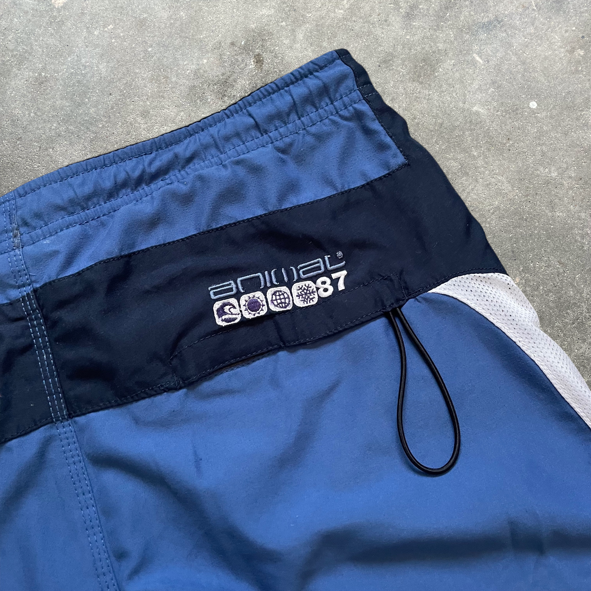 2000's Animal Boardshorts Blue (32)