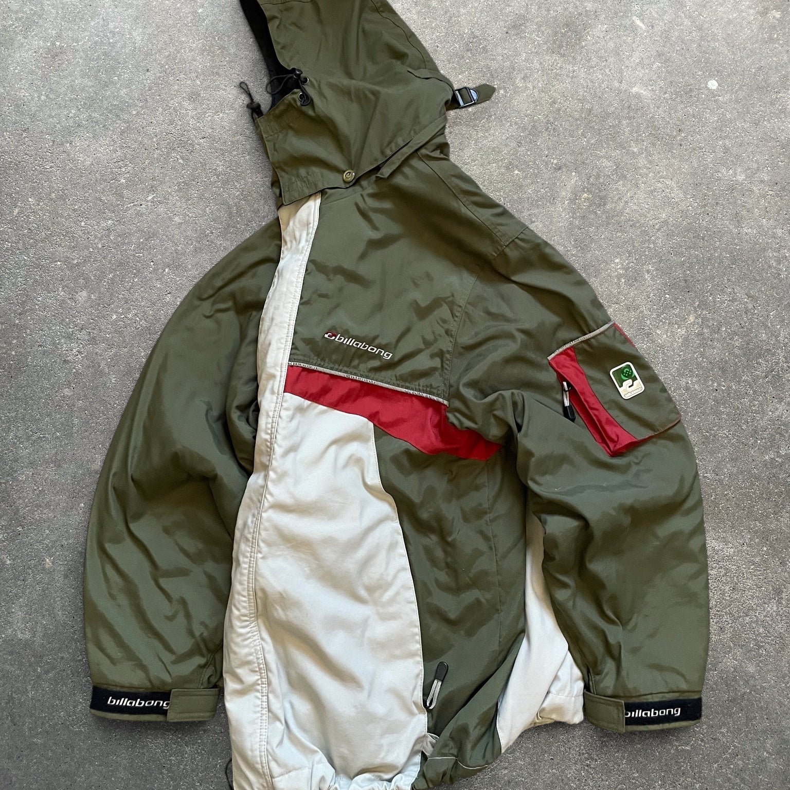2000's Billabong Ski Jacket Khaki (L)