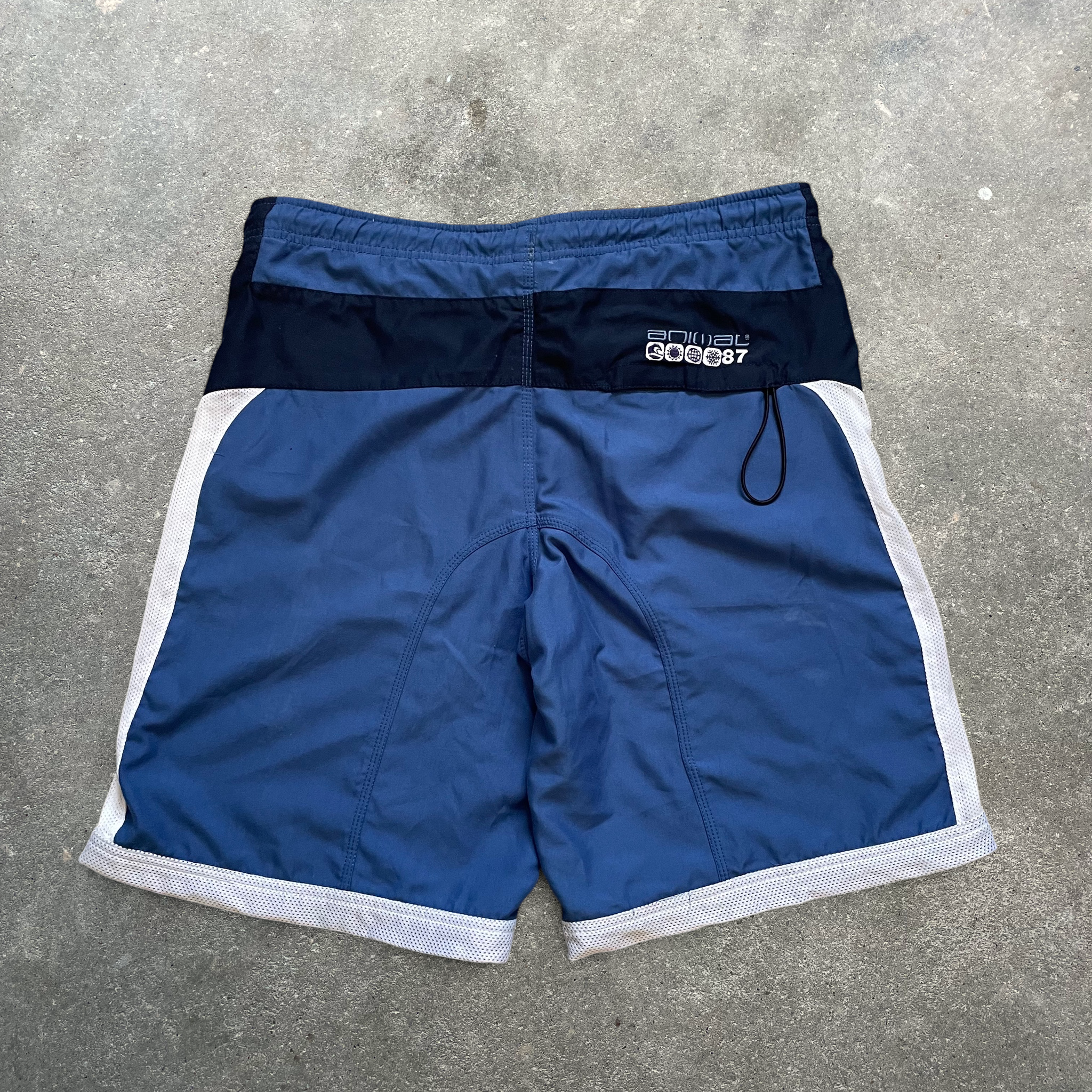 2000's Animal Boardshorts Blue (32)