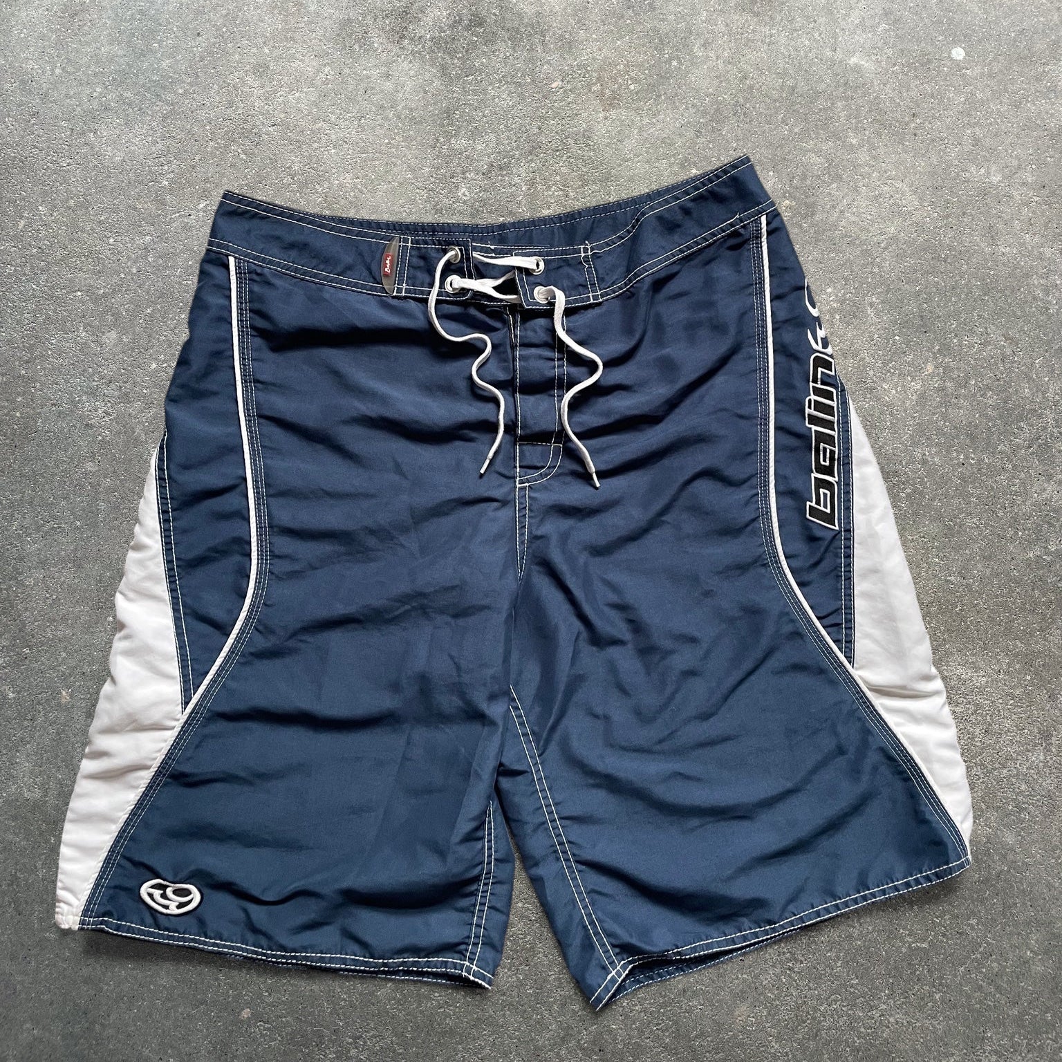 2000's Ballin Boardshorts Navy/White (34)