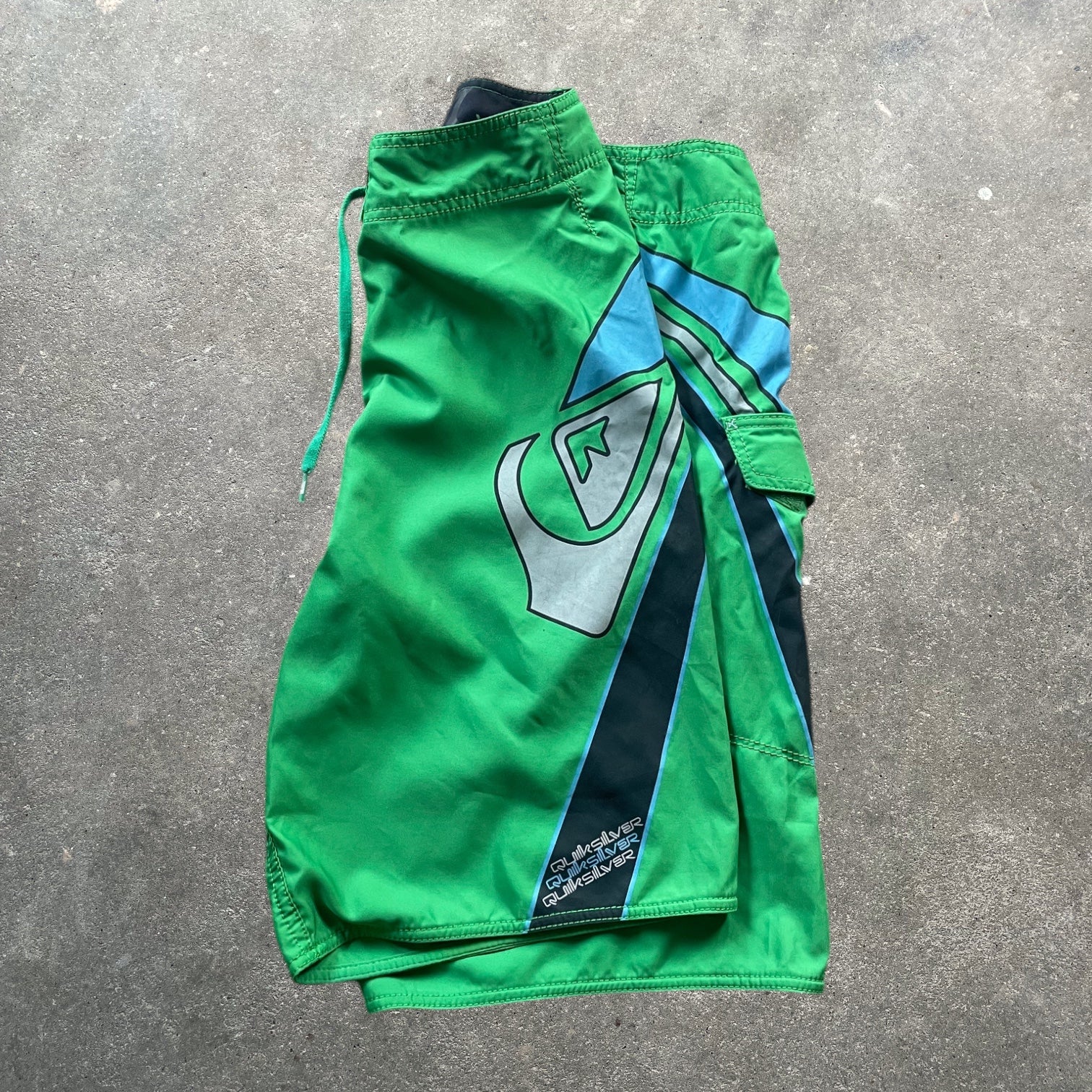 2000's Quiksilver Boardshorts Green (S)