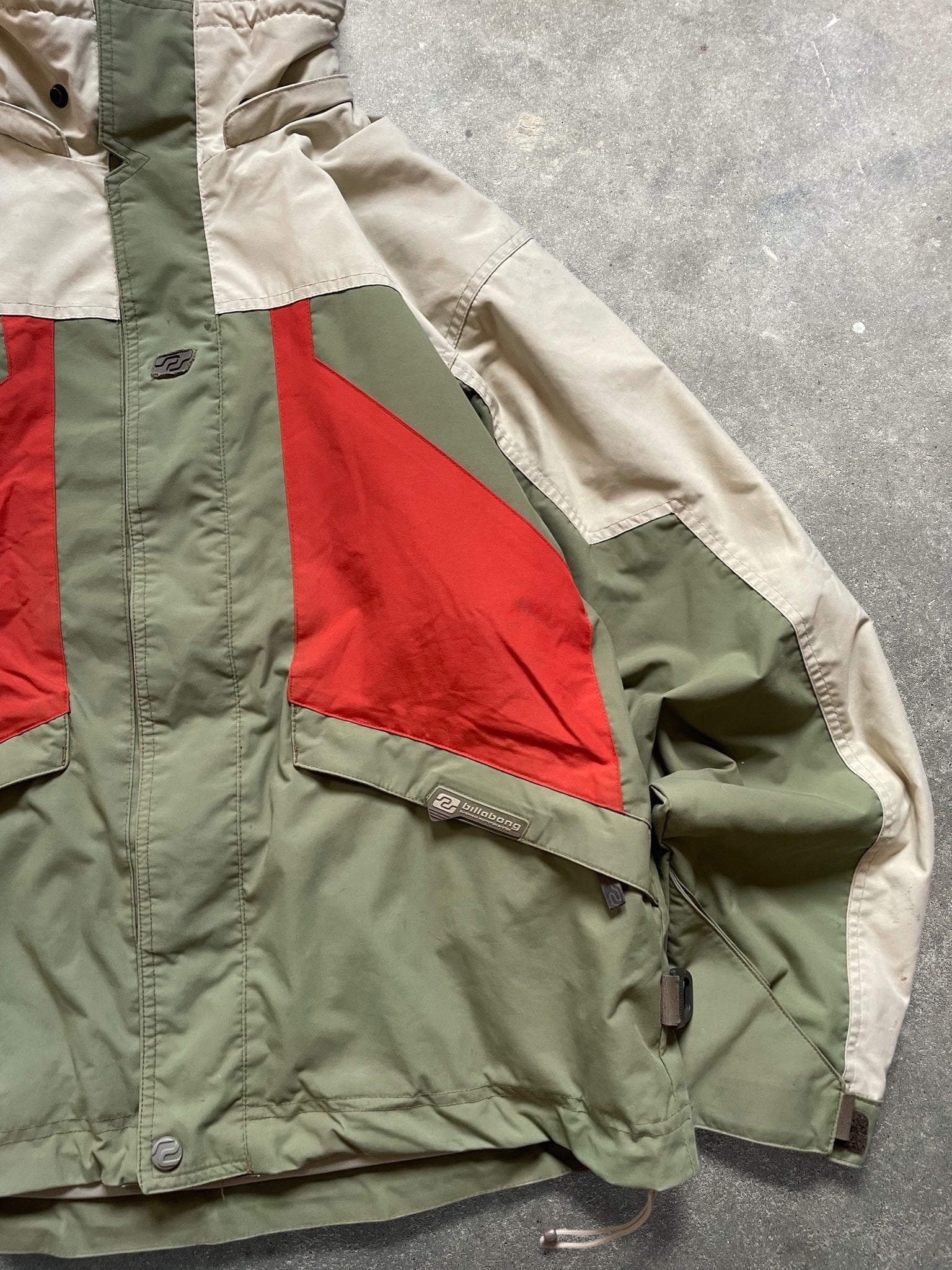 2000's Billabong Ski Jacket Khaki (M)