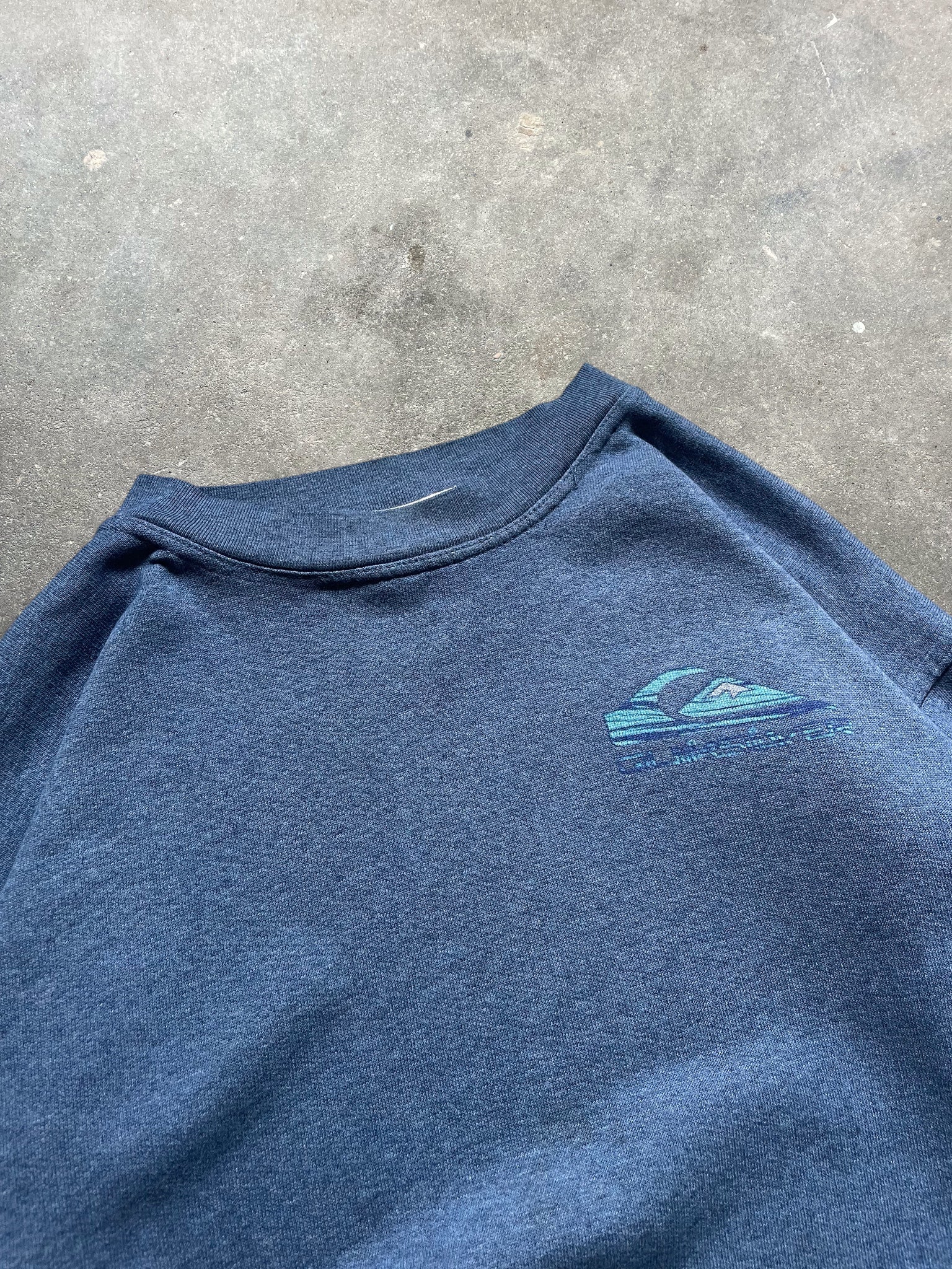 90's Quiksilver Sweatshirt Blue (S)