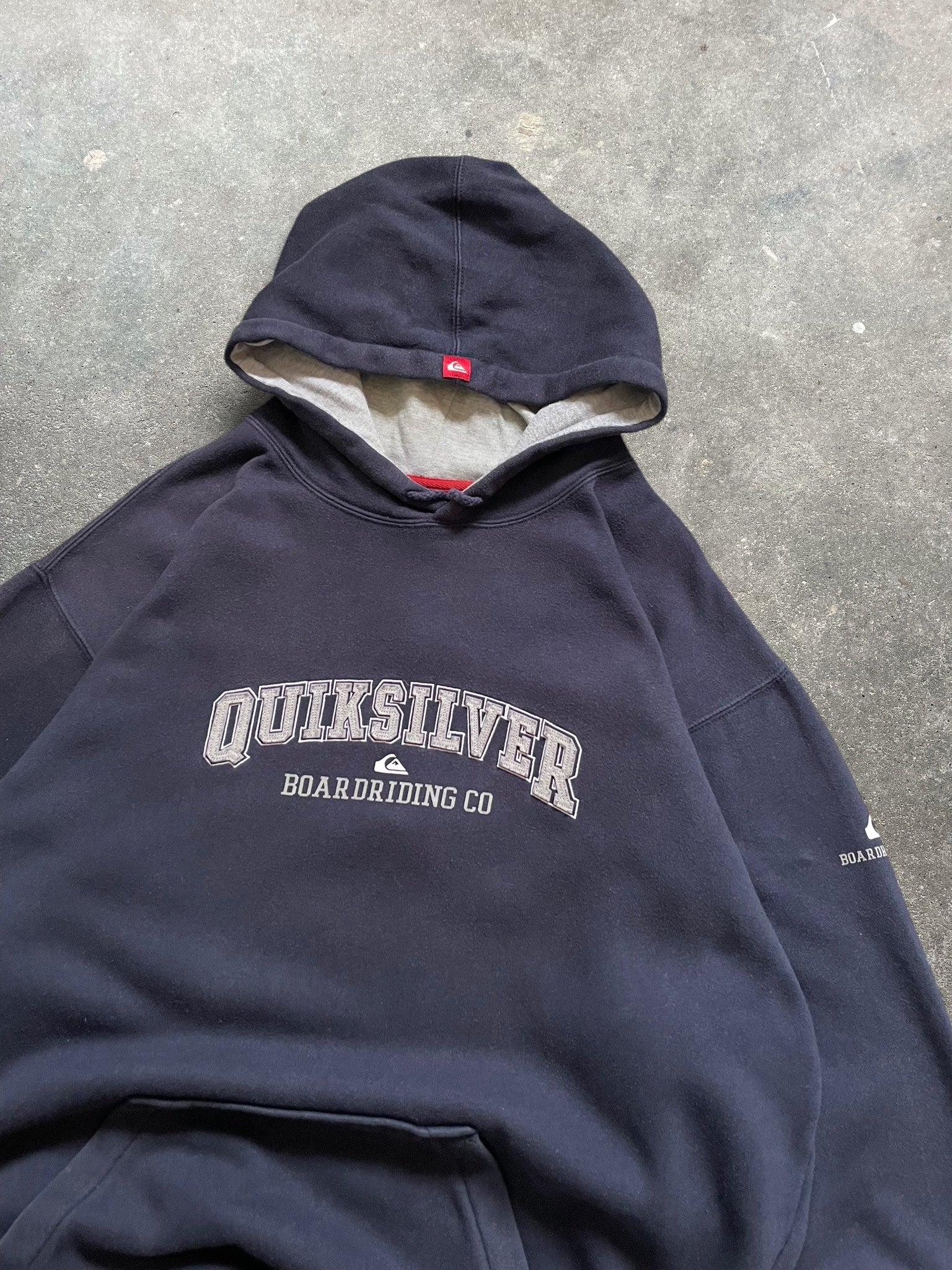 2000's Quiksilver Hoodie Navy (L)