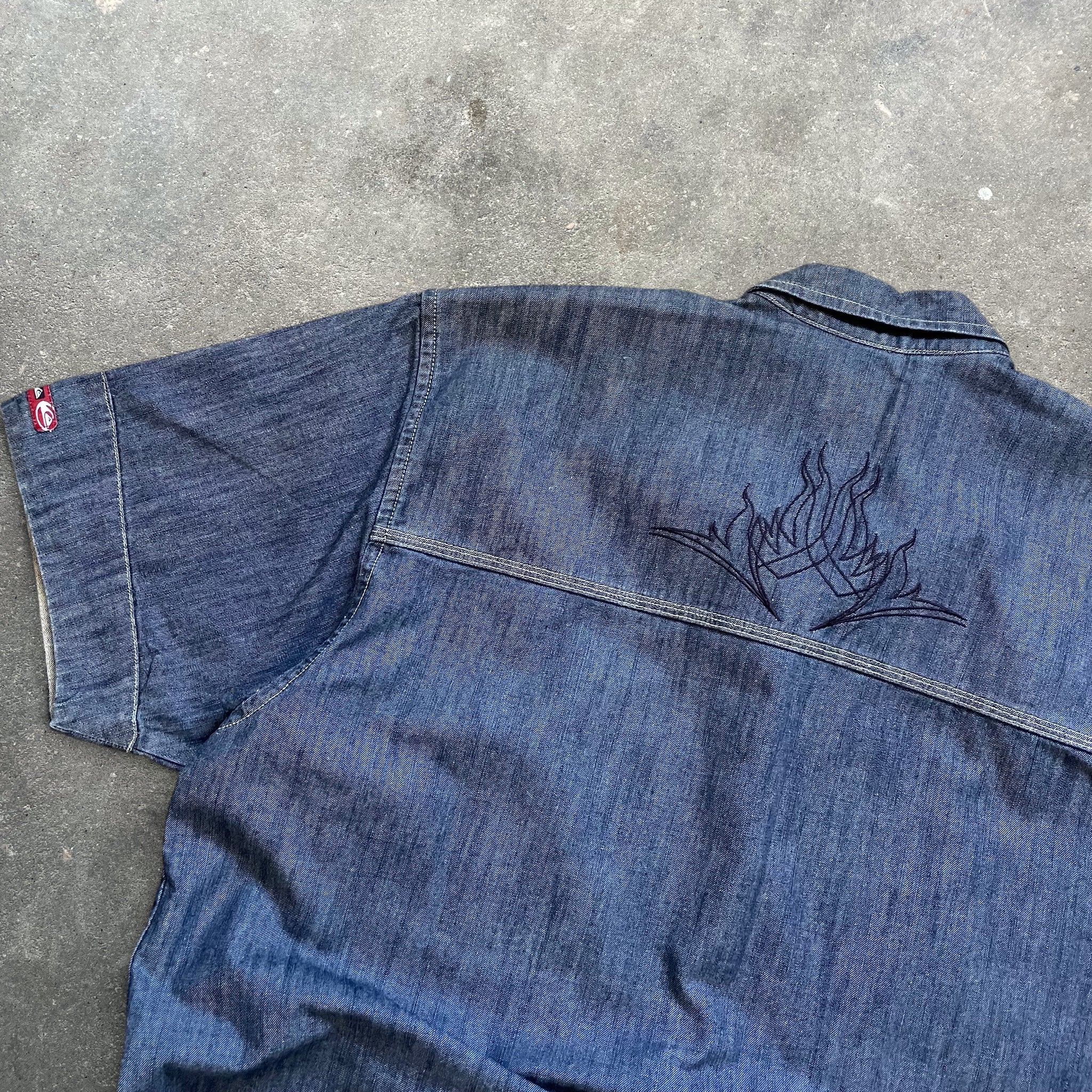 90's Quiksilver Denim Surf Shirt (XL)