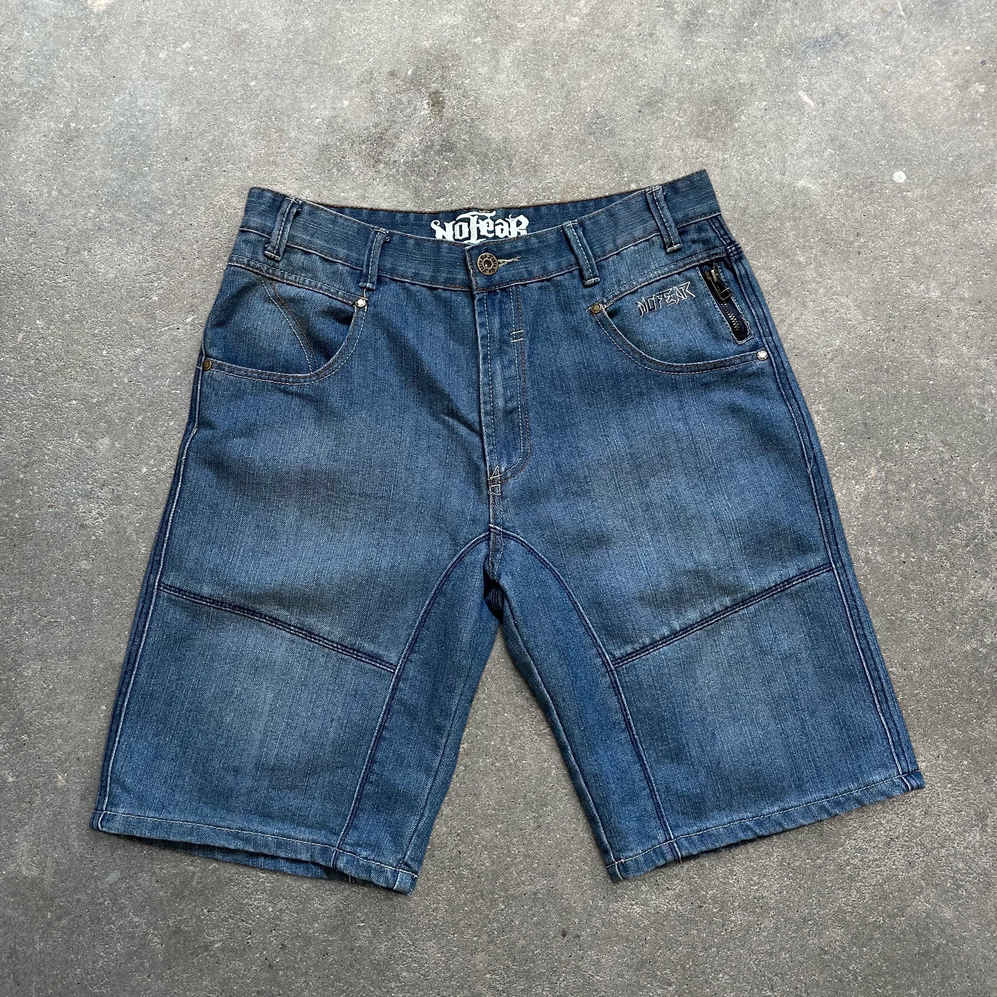 2000's No Fear Denim Shorts (33)