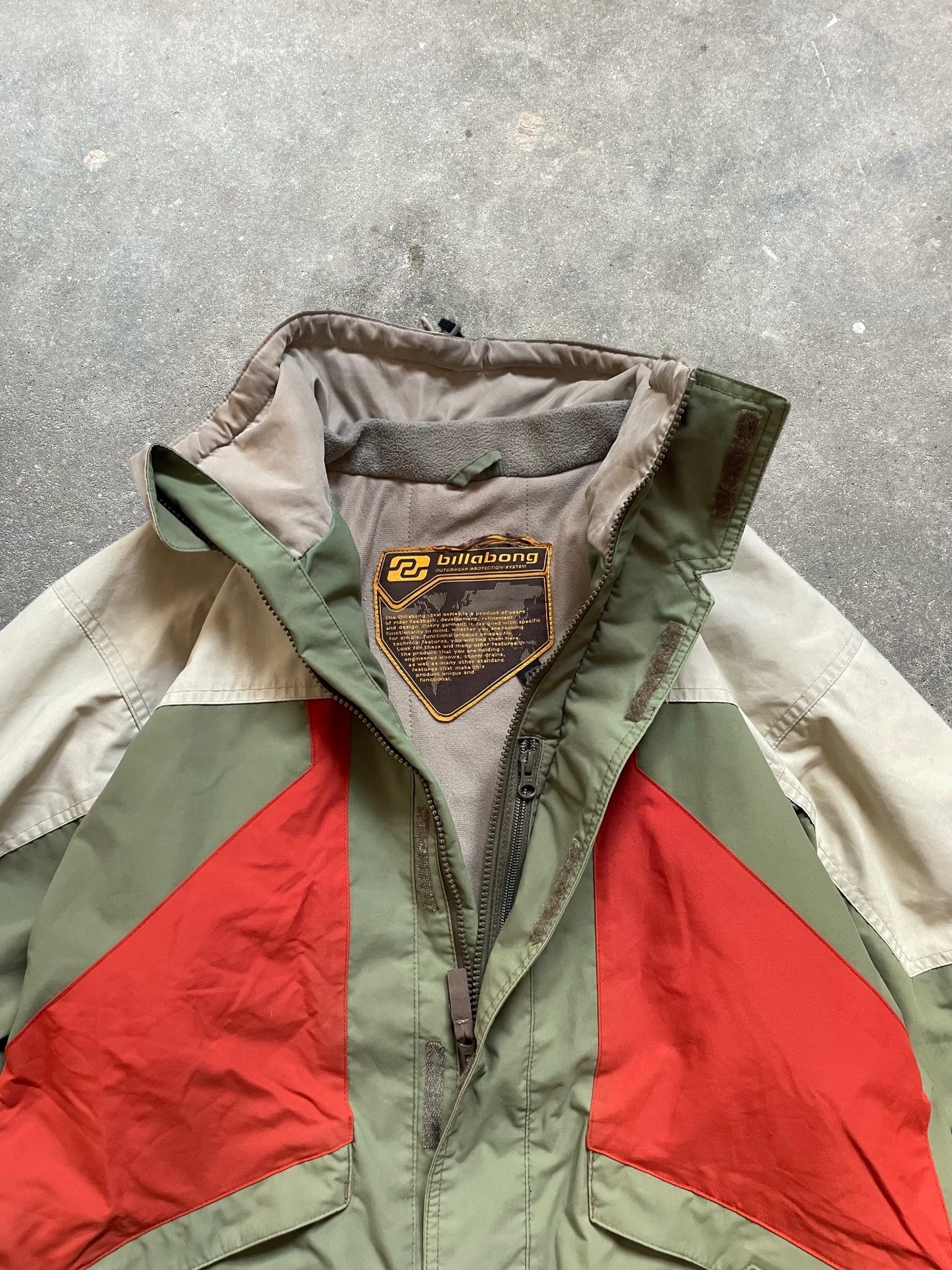 2000's Billabong Ski Jacket Khaki (M)