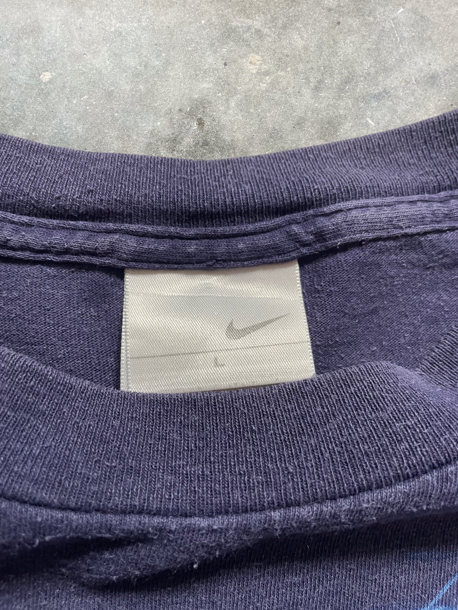 2000's Nike Tee Navy Blue (L)